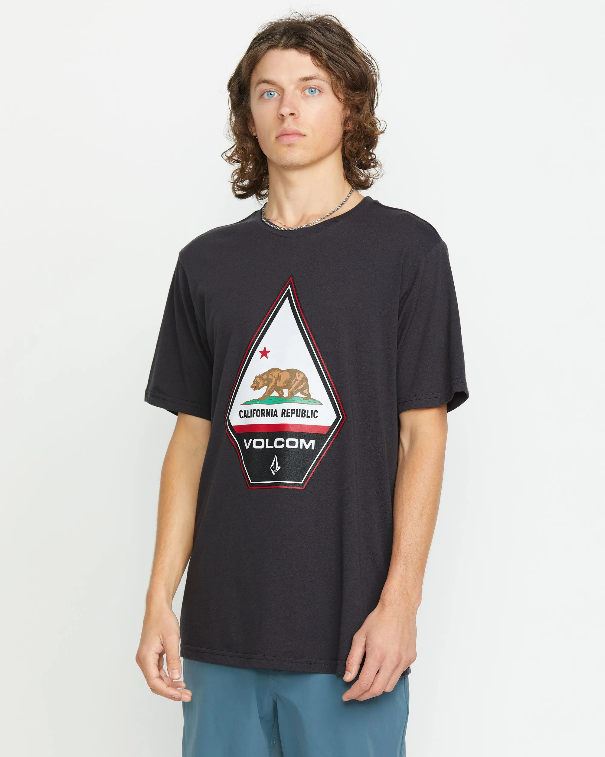 Californeye-Eh Short Sleeve Tee - Washed Black Heather sold by Volcom product image thumbnail 3