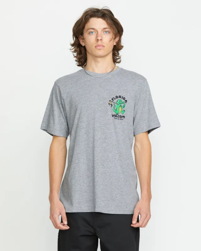 Gatornation Short Sleeve Tee - Heather Grey sold by Volcom