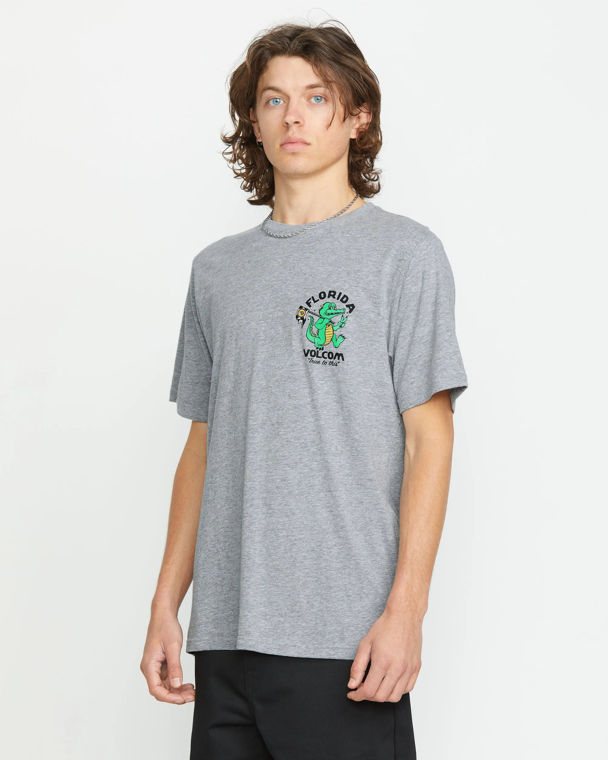 Gatornation Short Sleeve Tee - Heather Grey sold by Volcom product image thumbnail 4
