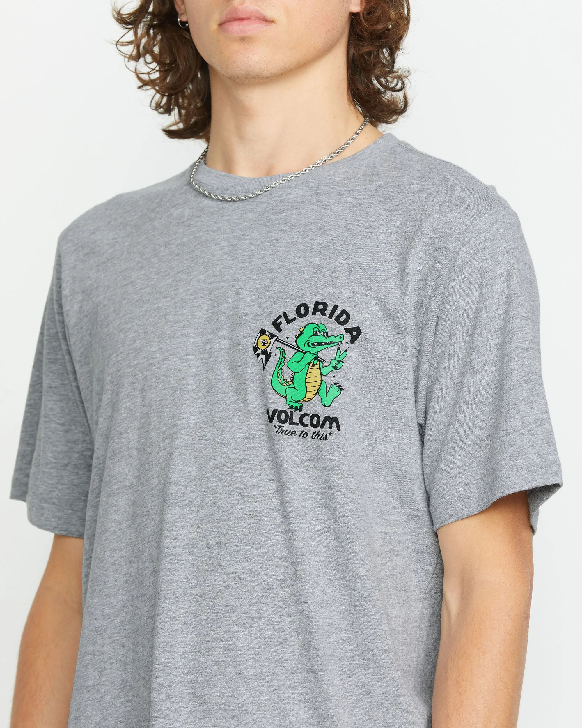 Gatornation Short Sleeve Tee - Heather Grey sold by Volcom product image thumbnail 5