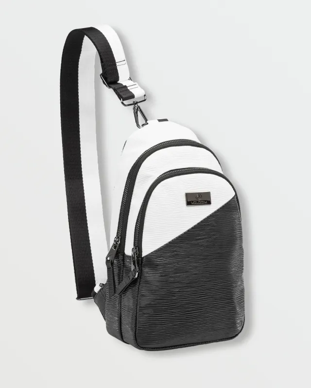Ridgestone Sling Bag - Black White sold by Volcom