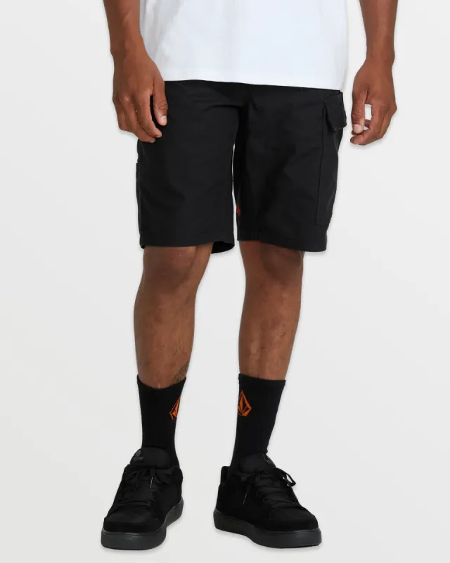Volcom Workwear Caliper II Relaxed Work Short - Black sold by Volcom