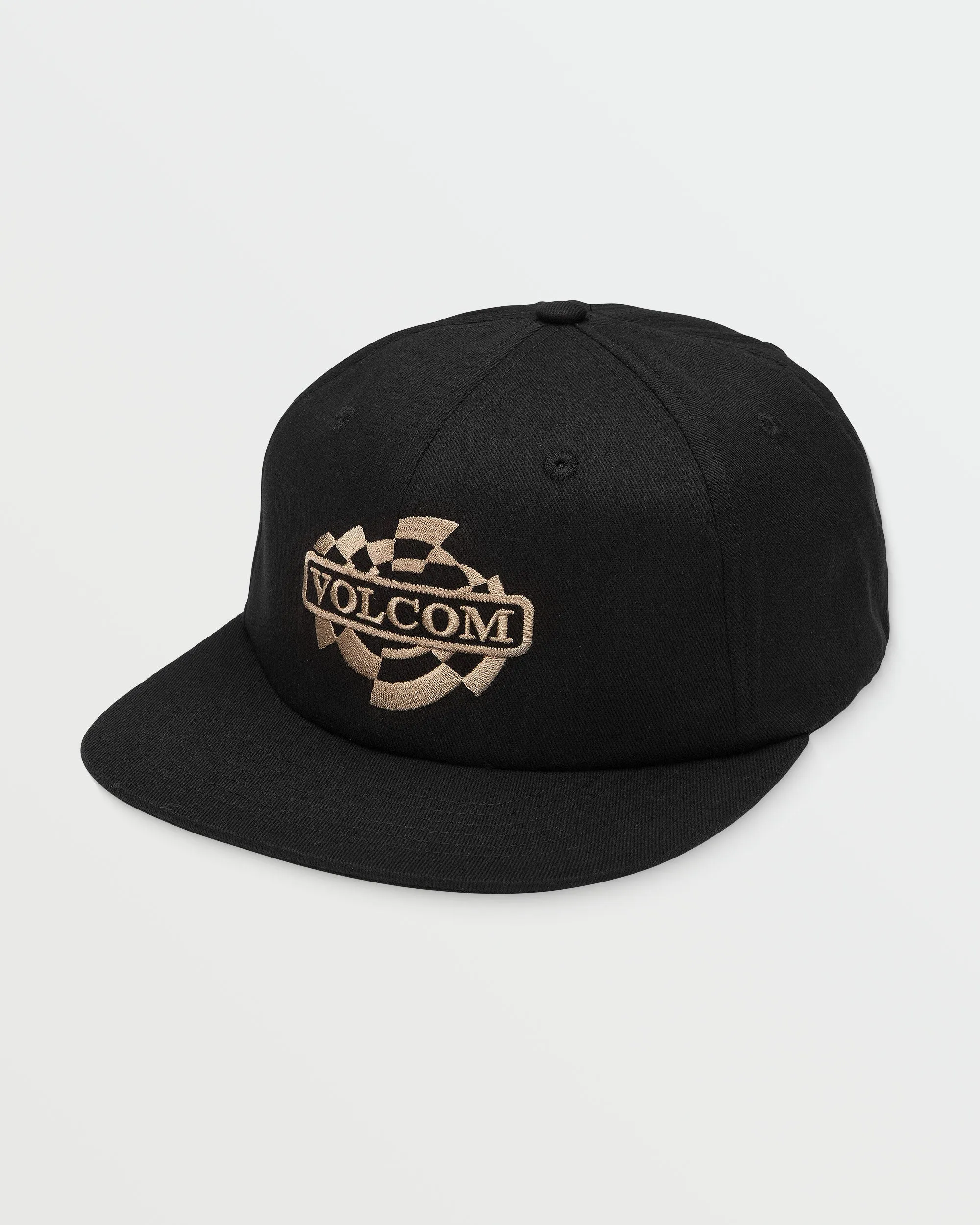 Oval Track Adjustable Hat - Black sold by Volcom