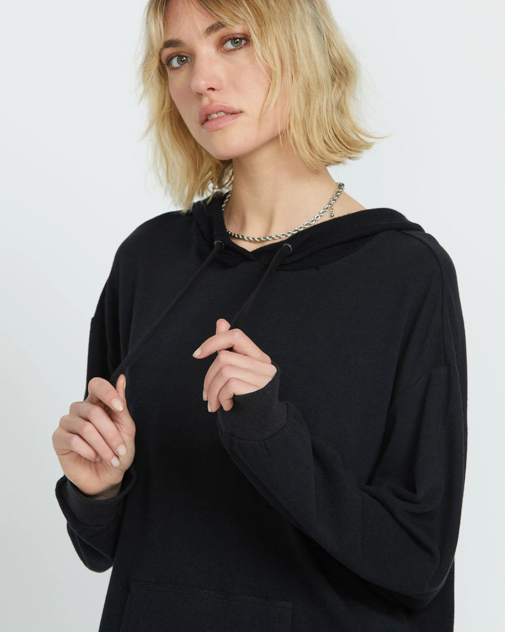 Lived in Lounge Frenchie Hoodie - Black sold by Volcom product image thumbnail 5