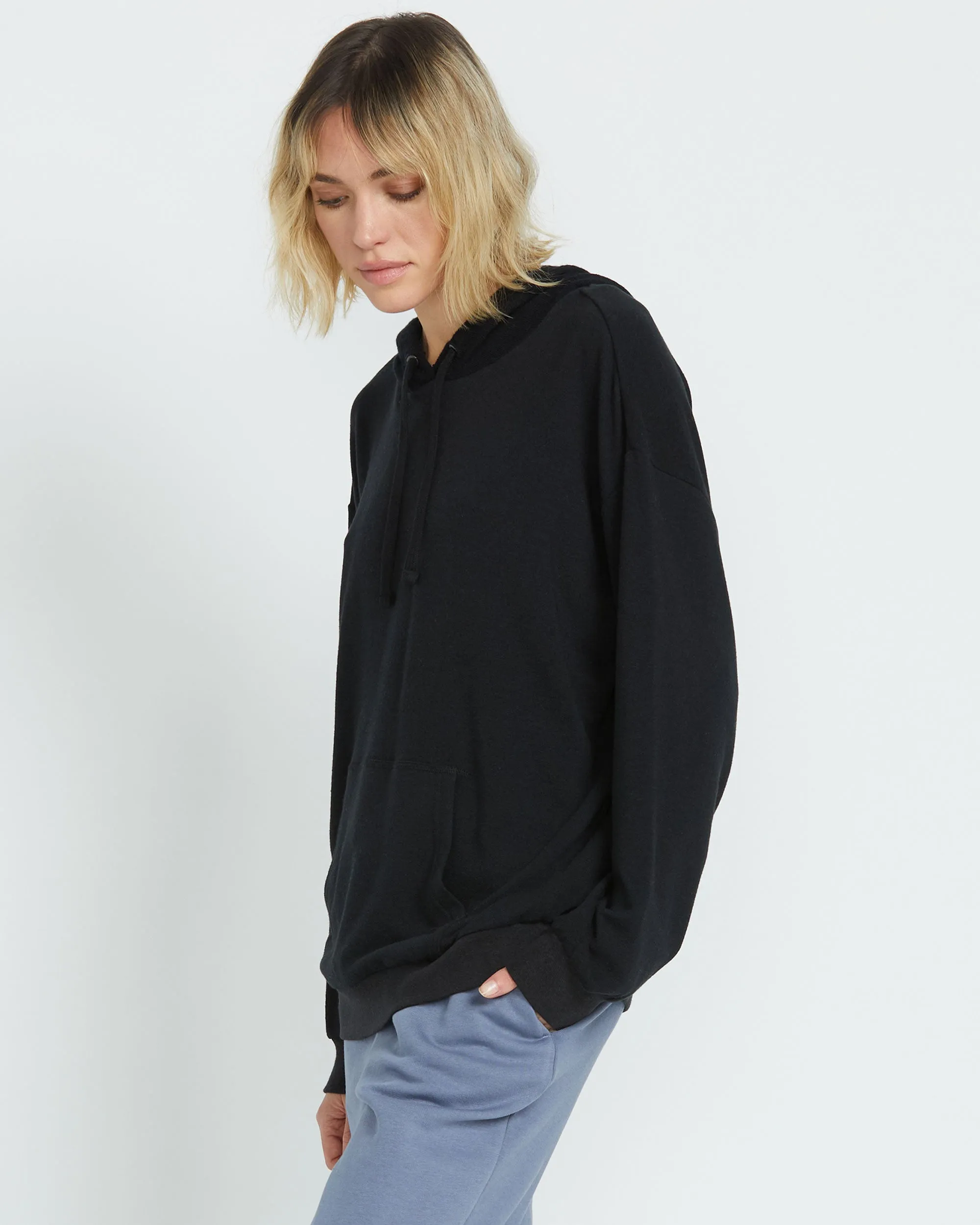 Lived in Lounge Frenchie Hoodie - Black sold by Volcom product image thumbnail 3