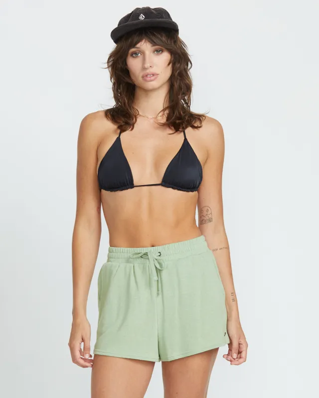 Lived in Lounge Frenchie Shorts - Grass Green sold by Volcom
