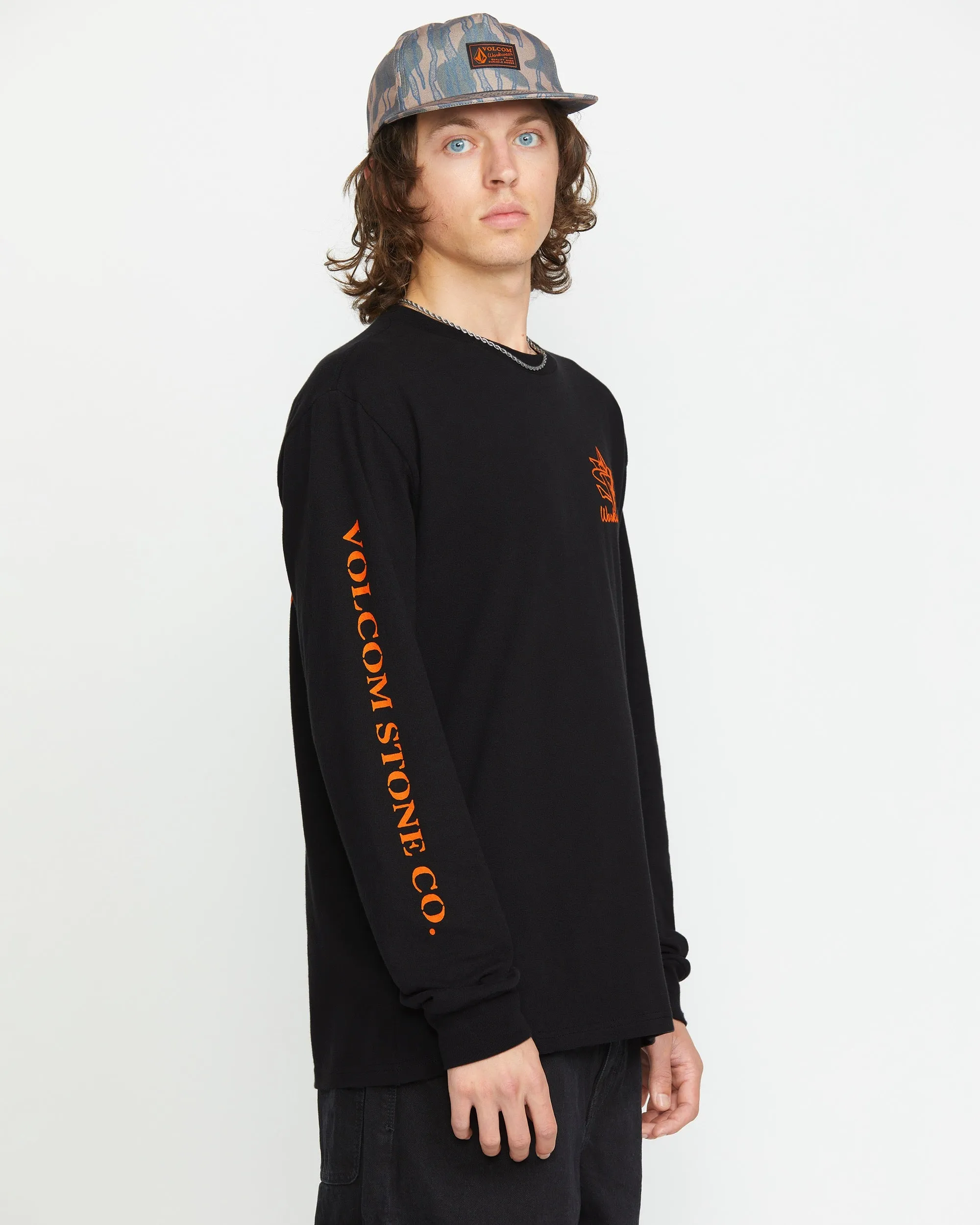 Volcom Workwear Excavator Long Sleeve Tee - Black sold by Volcom product image thumbnail 5