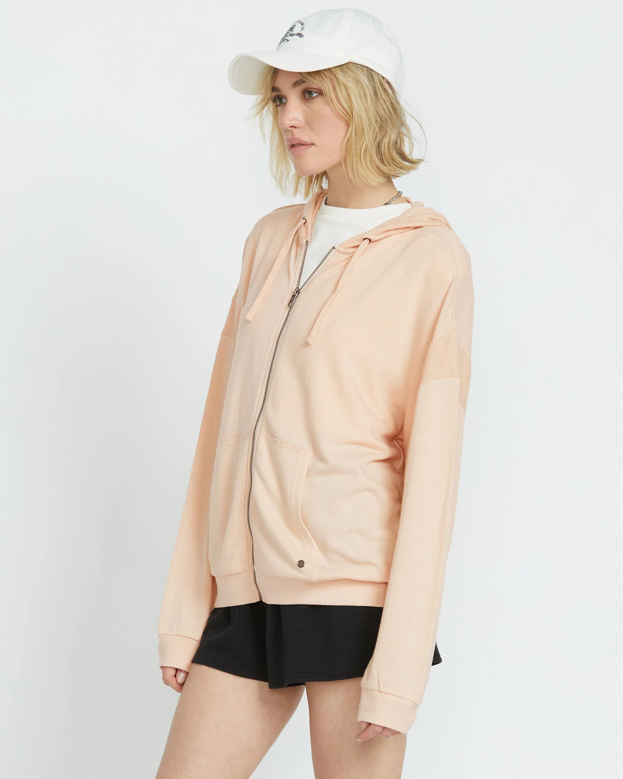 Lived in Lounge Frenchie Zip Hoodie - Champagne Gold sold by Volcom product image thumbnail 4