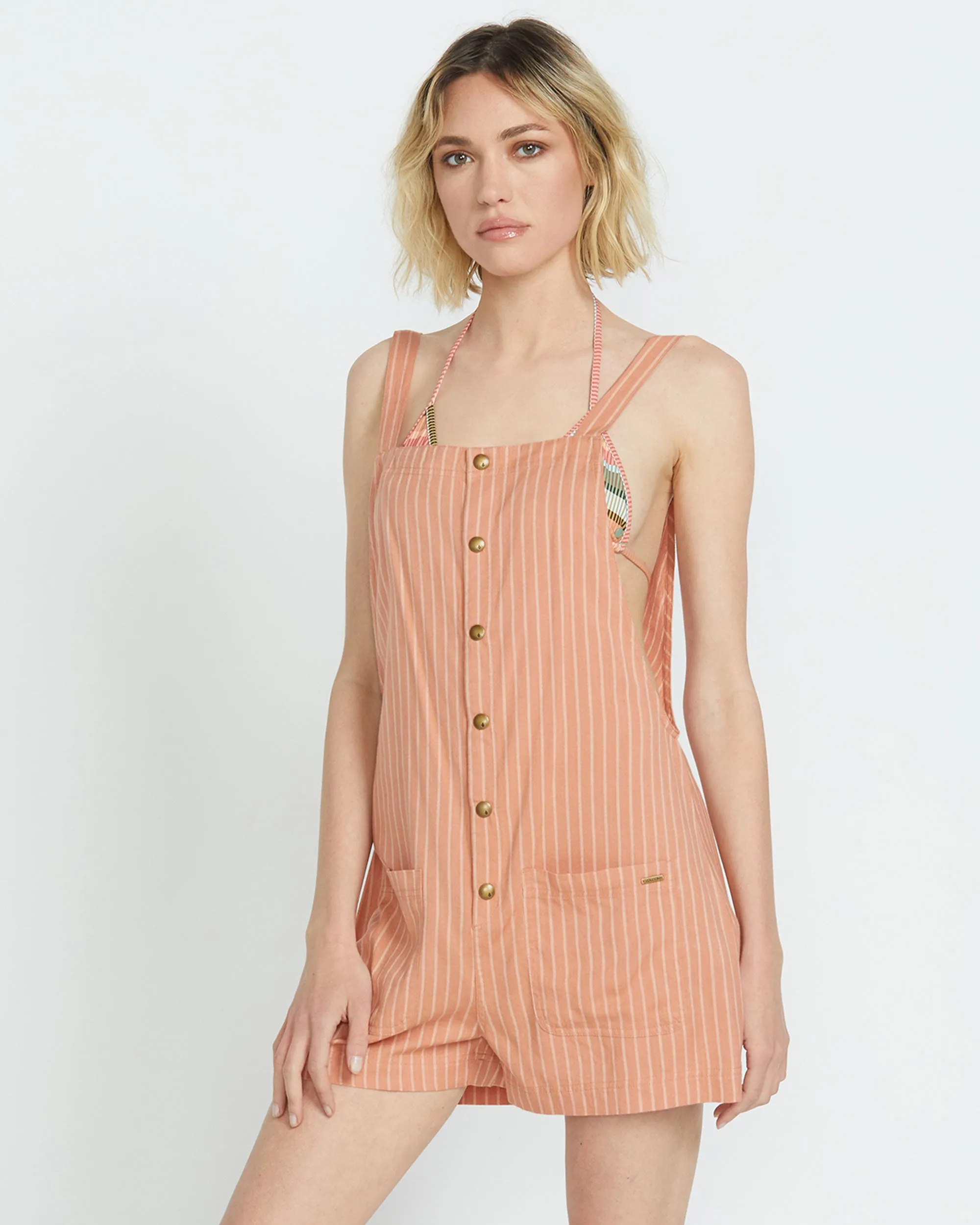 Stone Strut Romper - Sand Brown sold by Volcom product image thumbnail 4