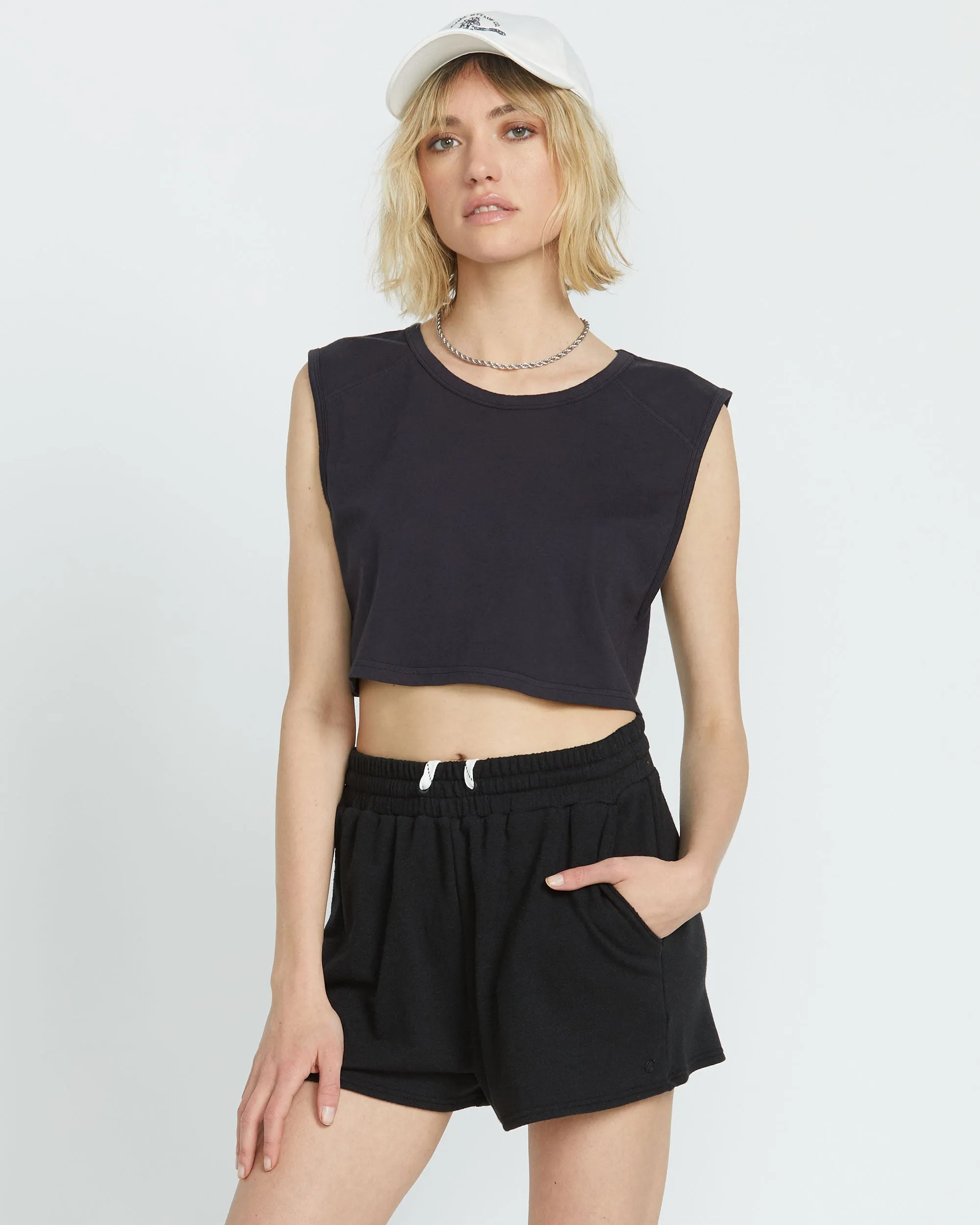 Lived in Lounge Muscle Tank - Vintage Black sold by Volcom