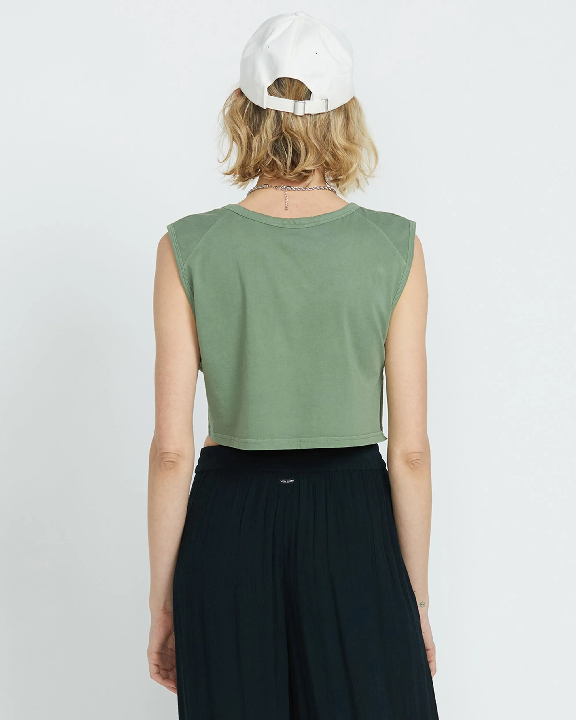 Lived in Lounge Muscle Tank - Grass Green sold by Volcom product image thumbnail 3