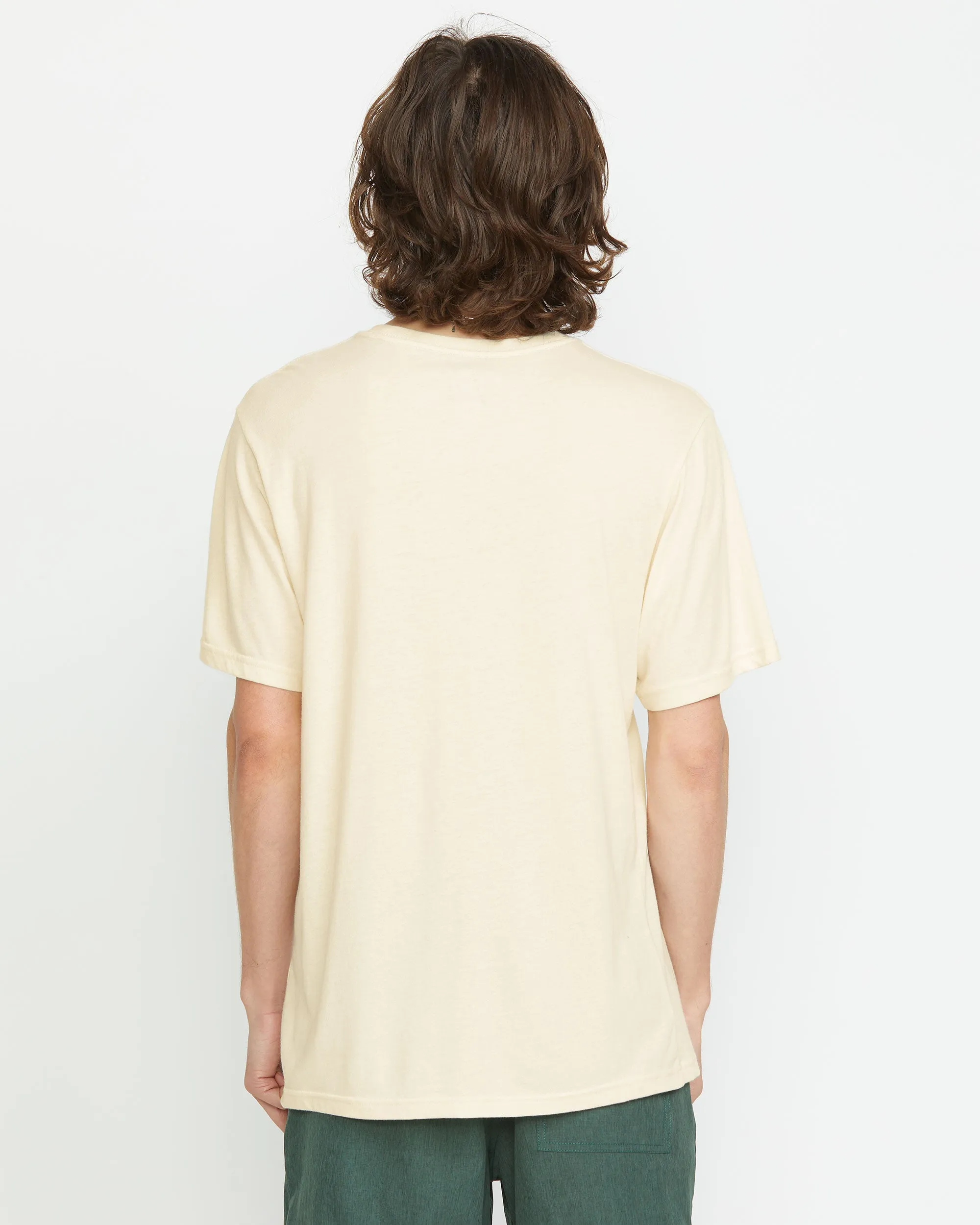Line Service Short Sleeve Tee - Off White Heather sold by Volcom product image thumbnail 2