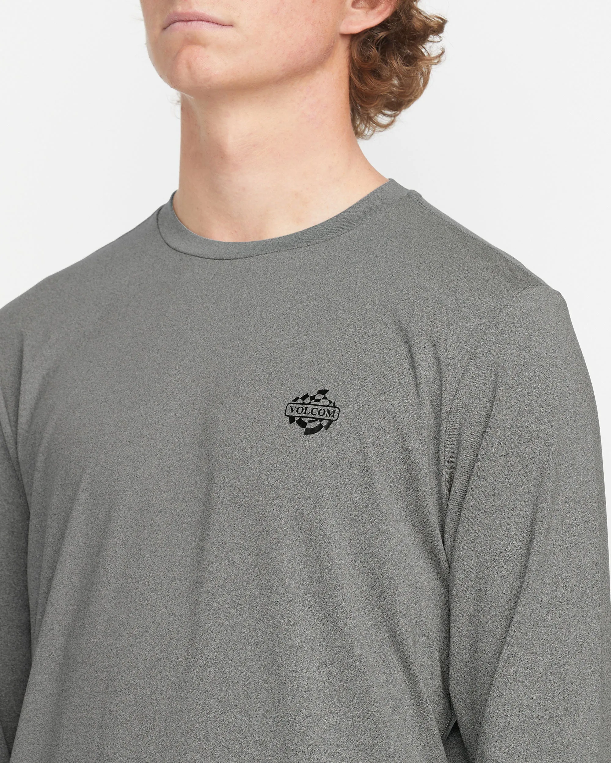 Oval Track Loose Long Sleeve - Heather Grey sold by Volcom product image thumbnail 5