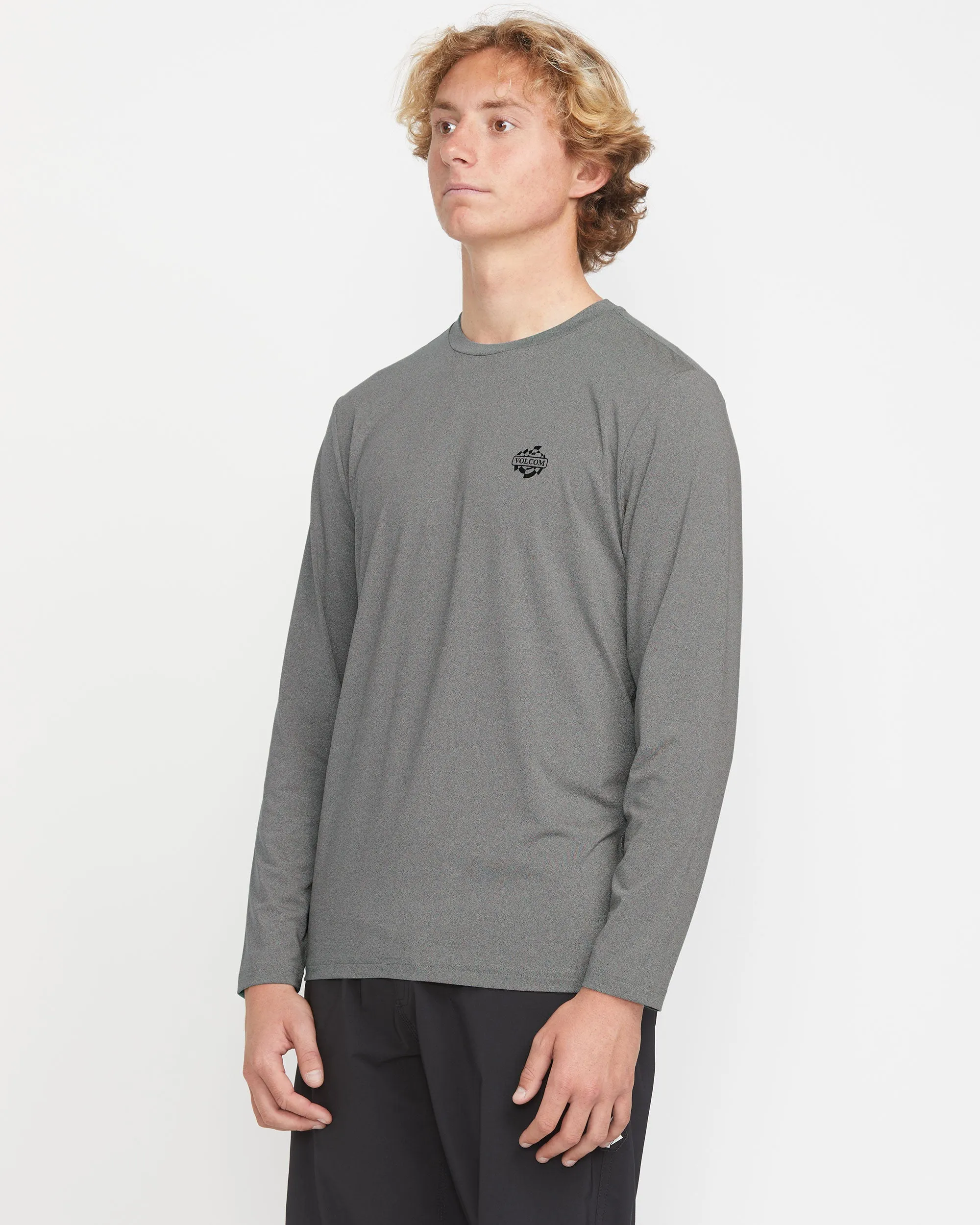 Oval Track Loose Long Sleeve - Heather Grey sold by Volcom product image thumbnail 3