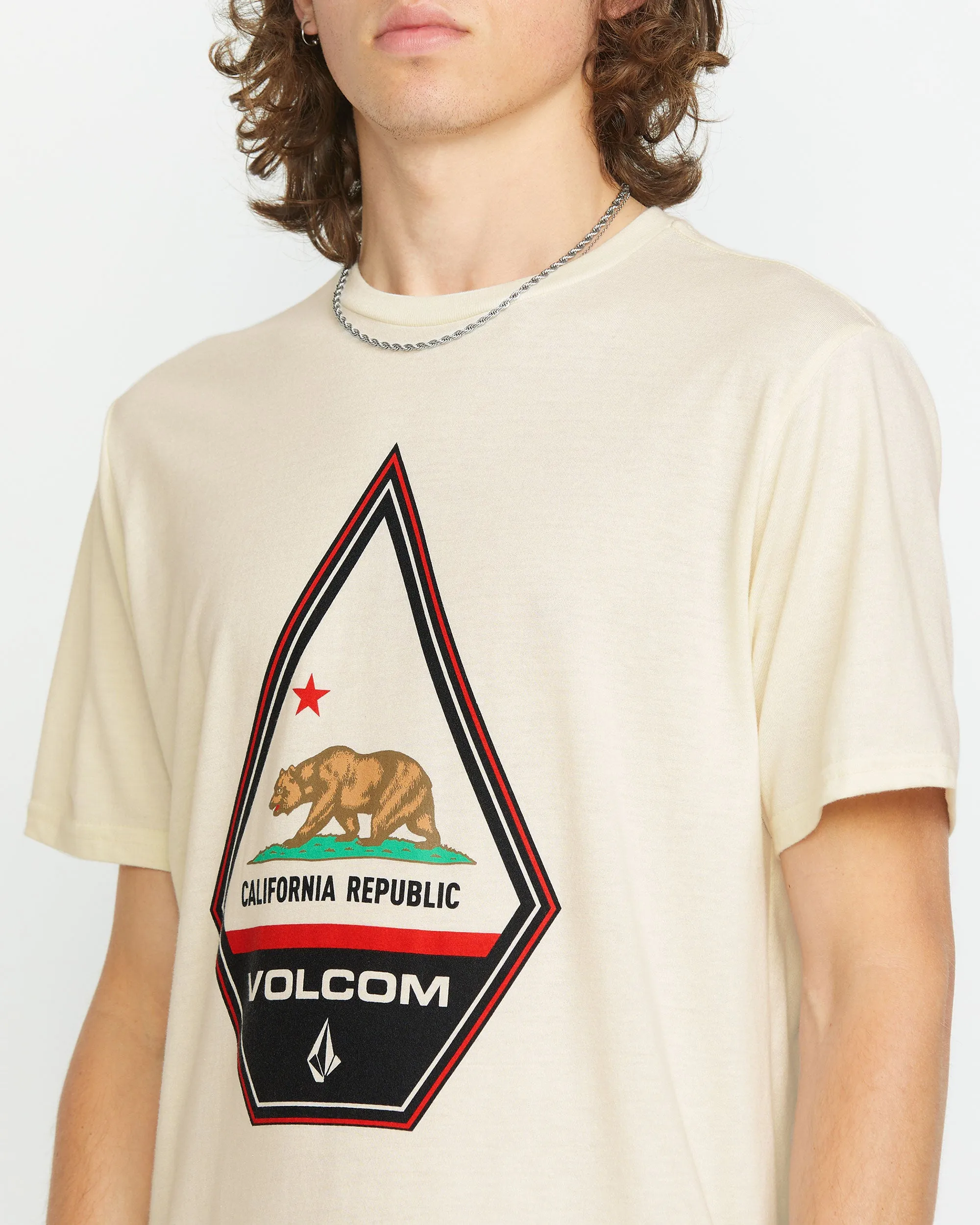 Californeye-Eh Short Sleeve Tee - Off White Heather sold by Volcom product image thumbnail 4