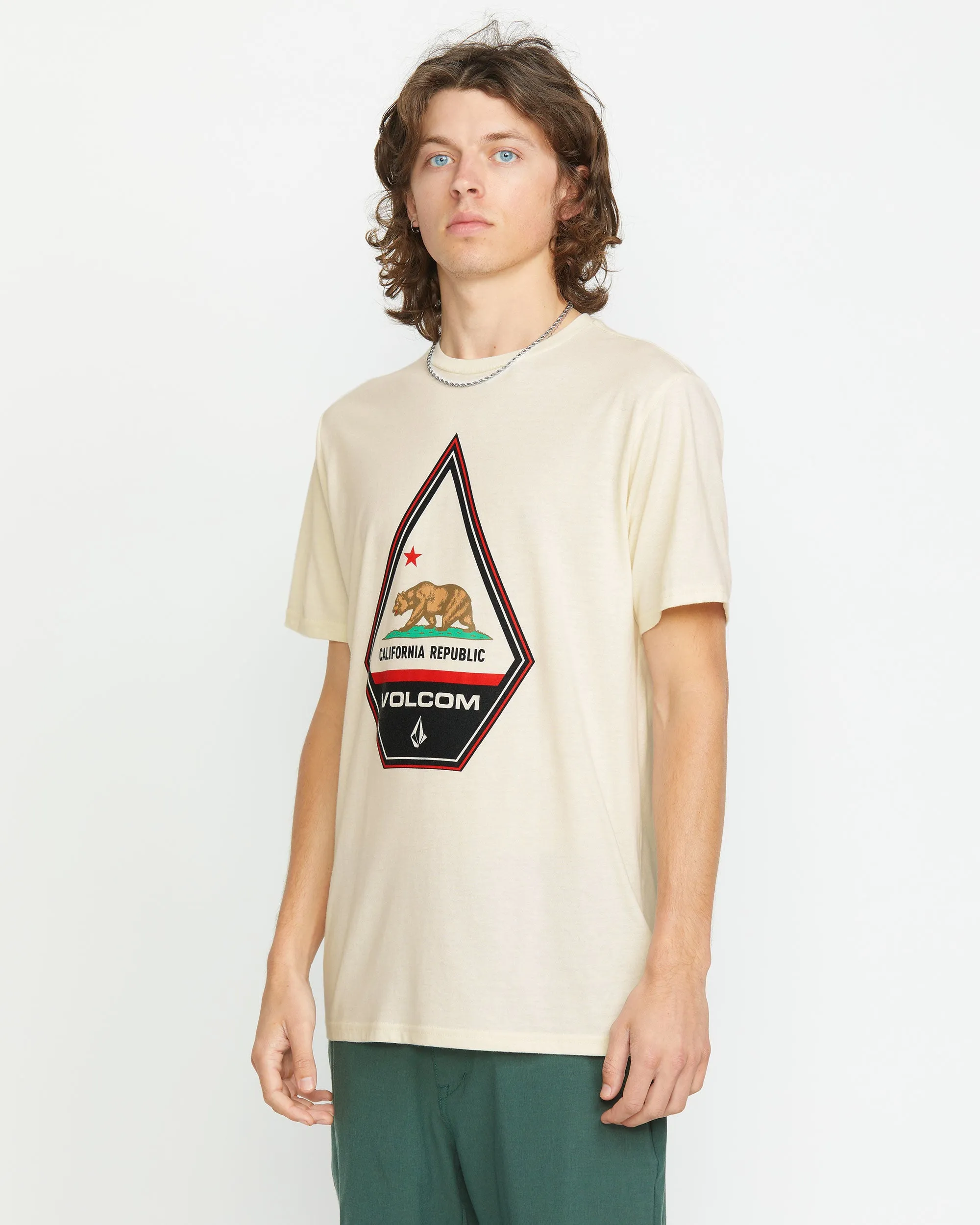 Californeye-Eh Short Sleeve Tee - Off White Heather sold by Volcom product image thumbnail 3