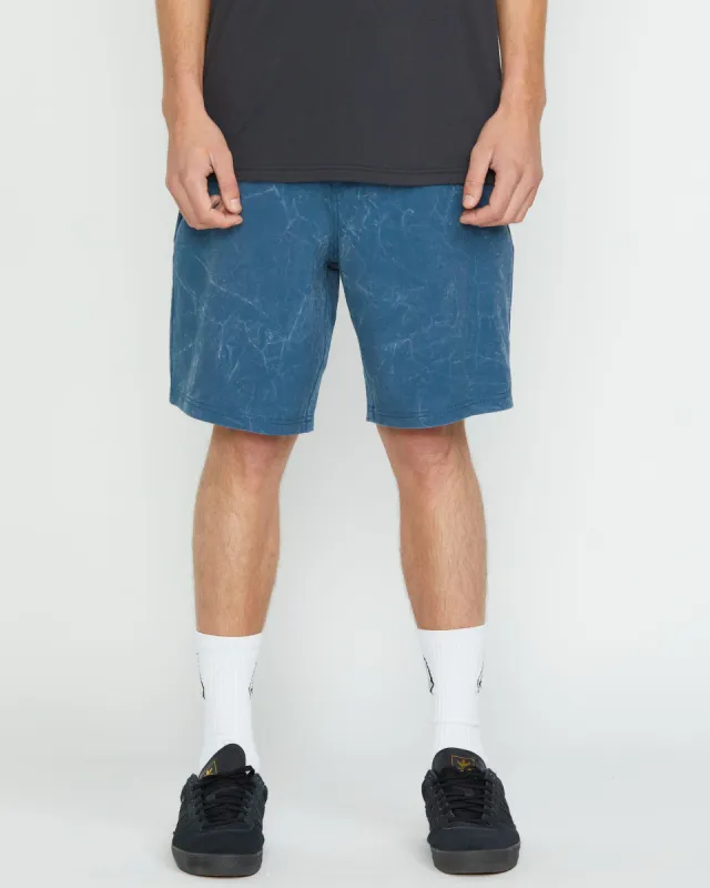 Stone Faded Hybrid Shorts - Deep Blue sold by Volcom