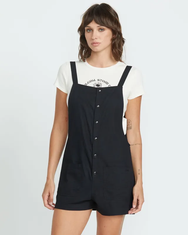 Stone Strut Romper - Black sold by Volcom