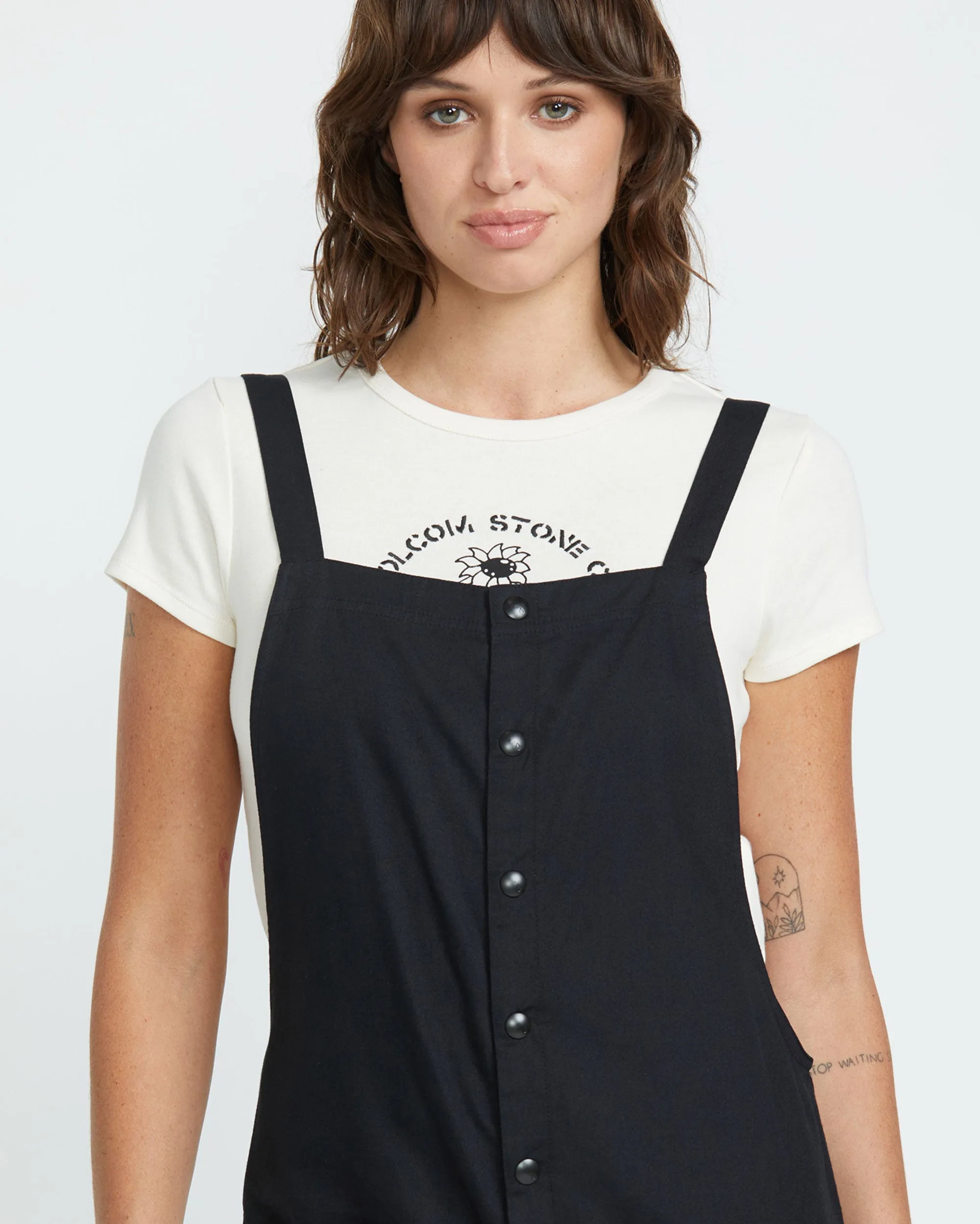 Stone Strut Romper - Black sold by Volcom product image thumbnail 5