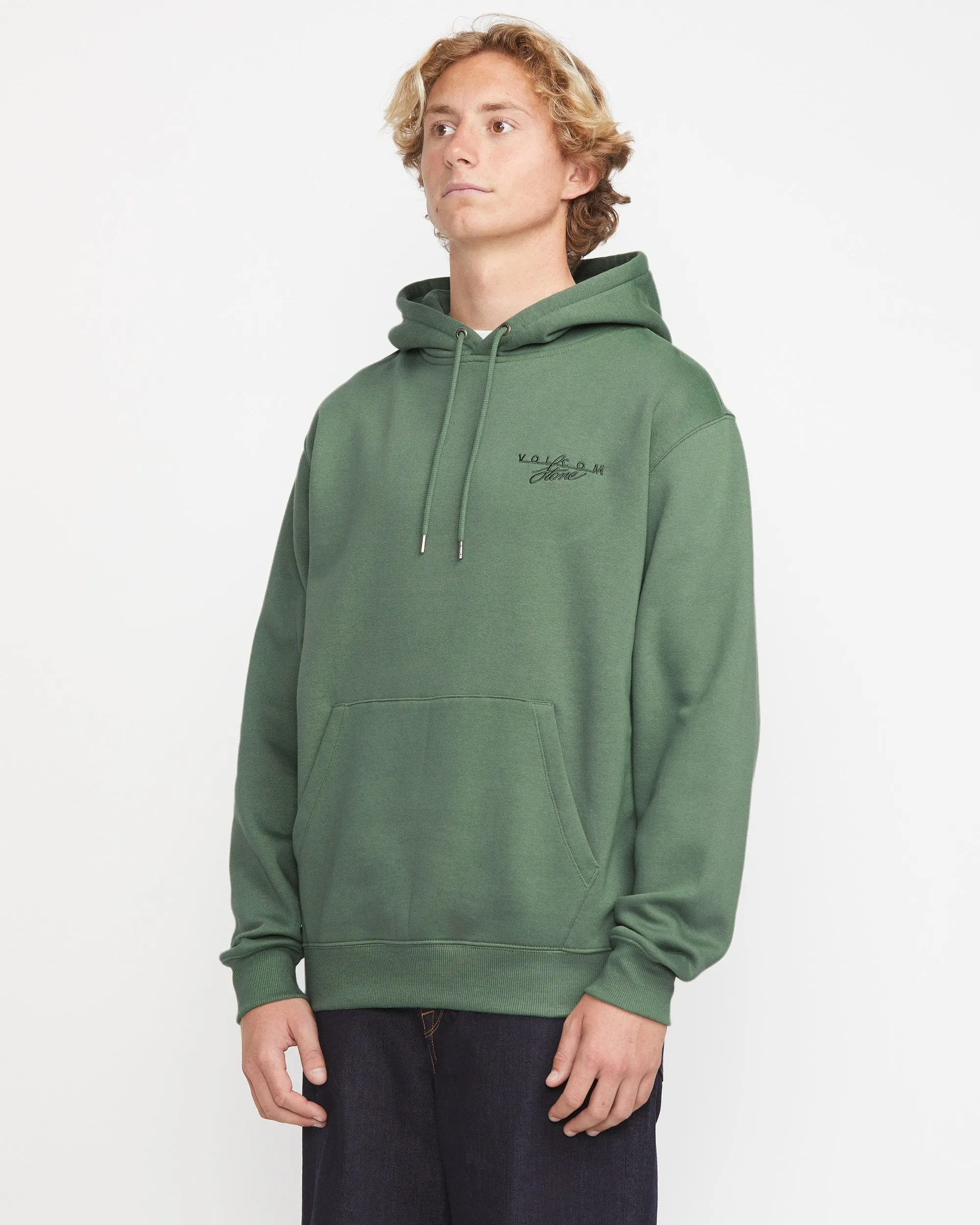 Calmstone Pullover Hoodie - Light Olive sold by Volcom product image thumbnail 4