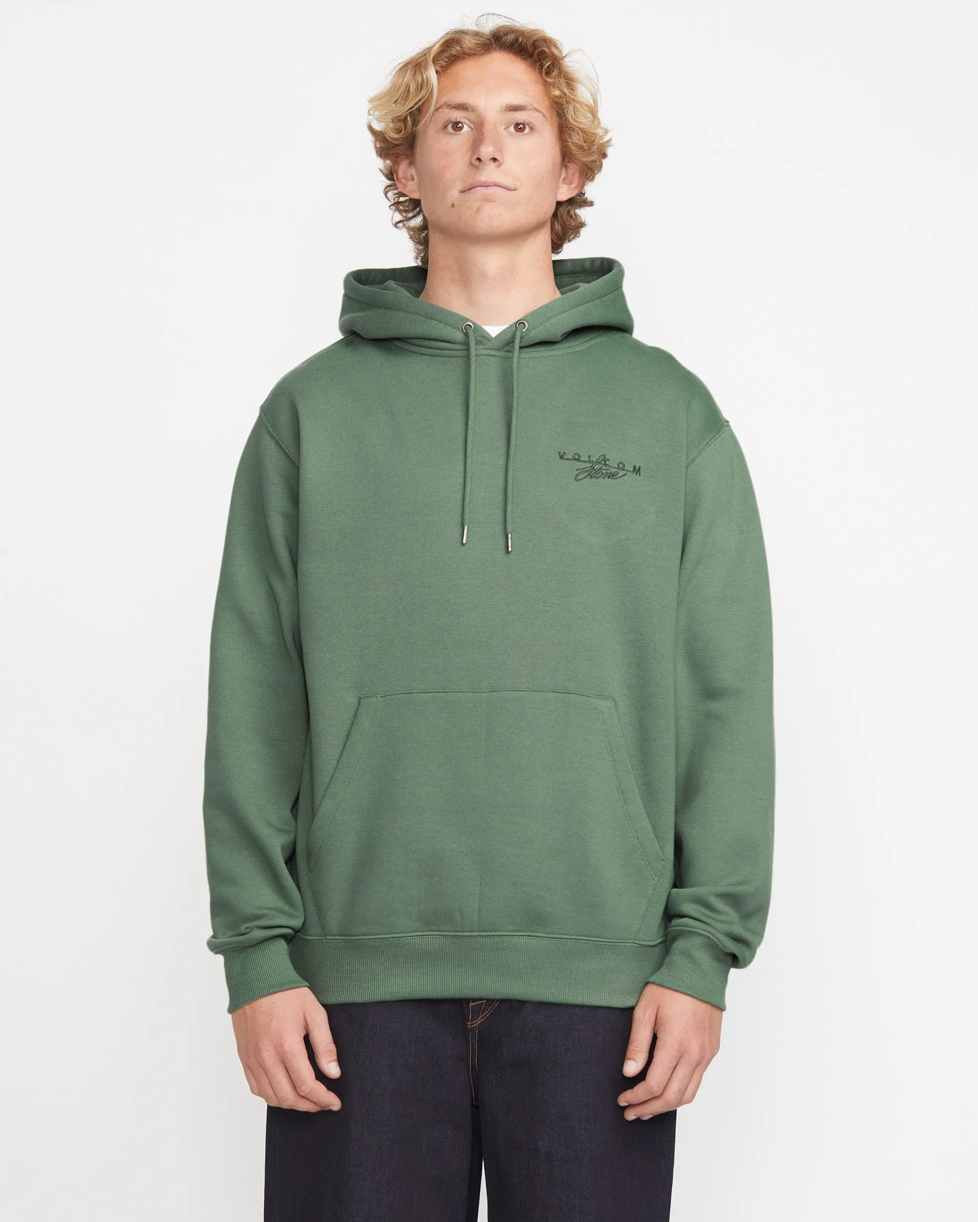 Calmstone Pullover Hoodie - Light Olive sold by Volcom product image thumbnail 2