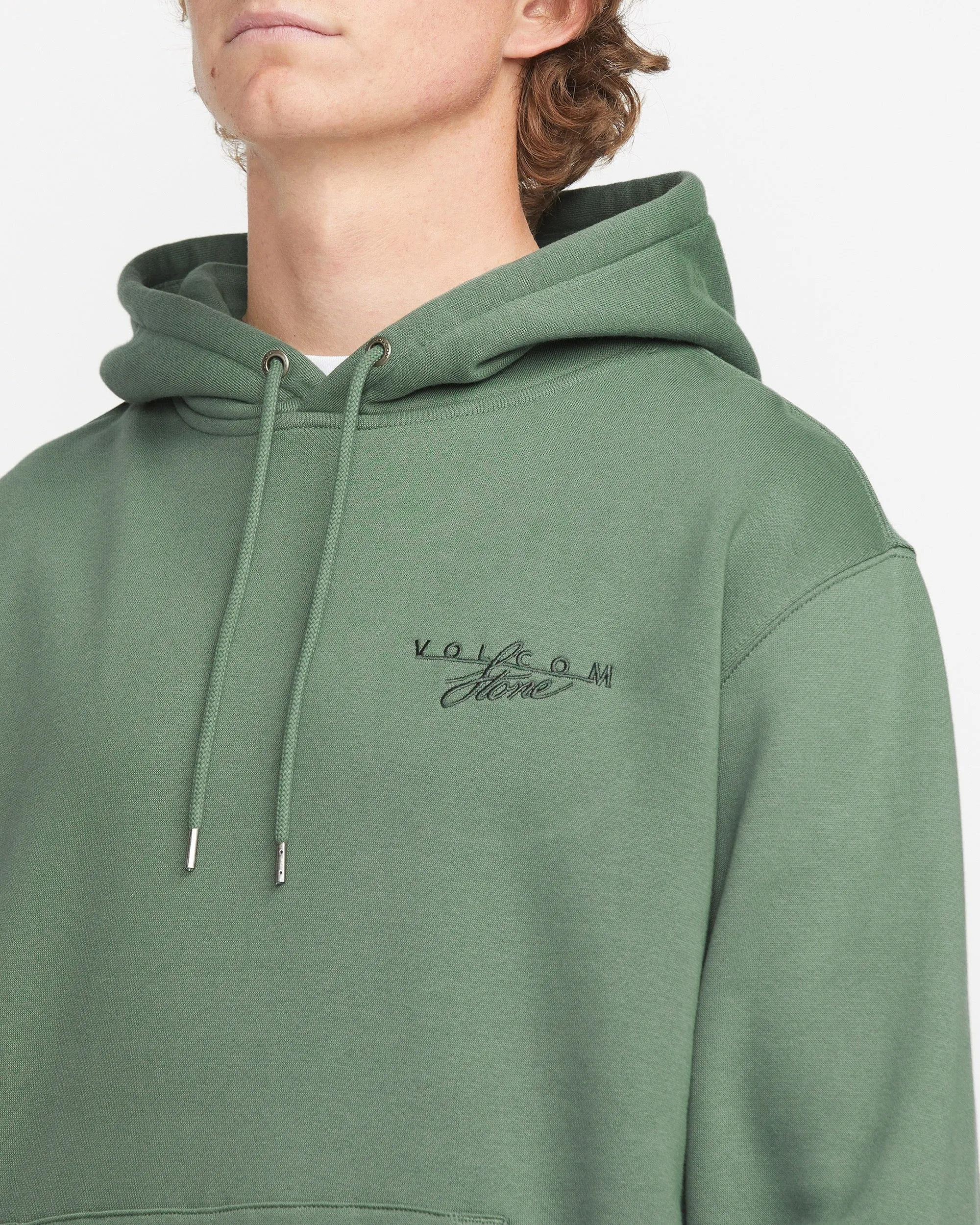 Calmstone Pullover Hoodie - Light Olive sold by Volcom product image thumbnail 5
