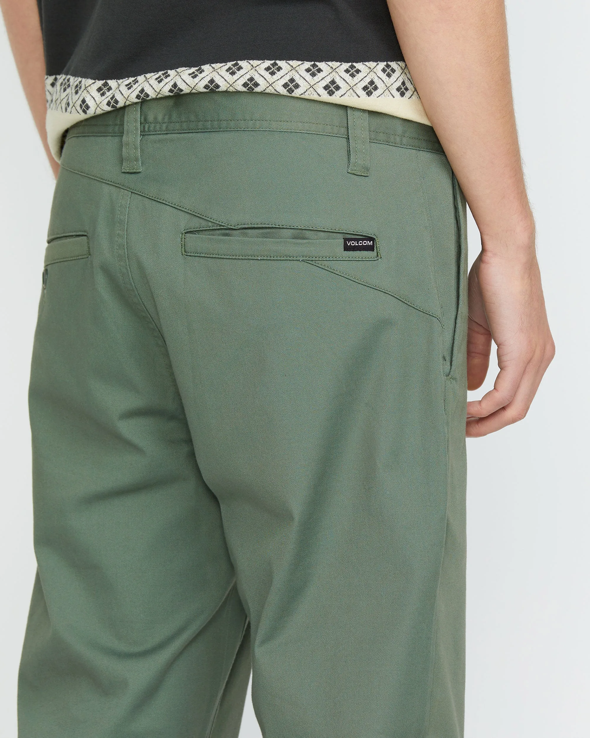 Frickin Modern Stretch Pants - Light Olive sold by Volcom product image thumbnail 2