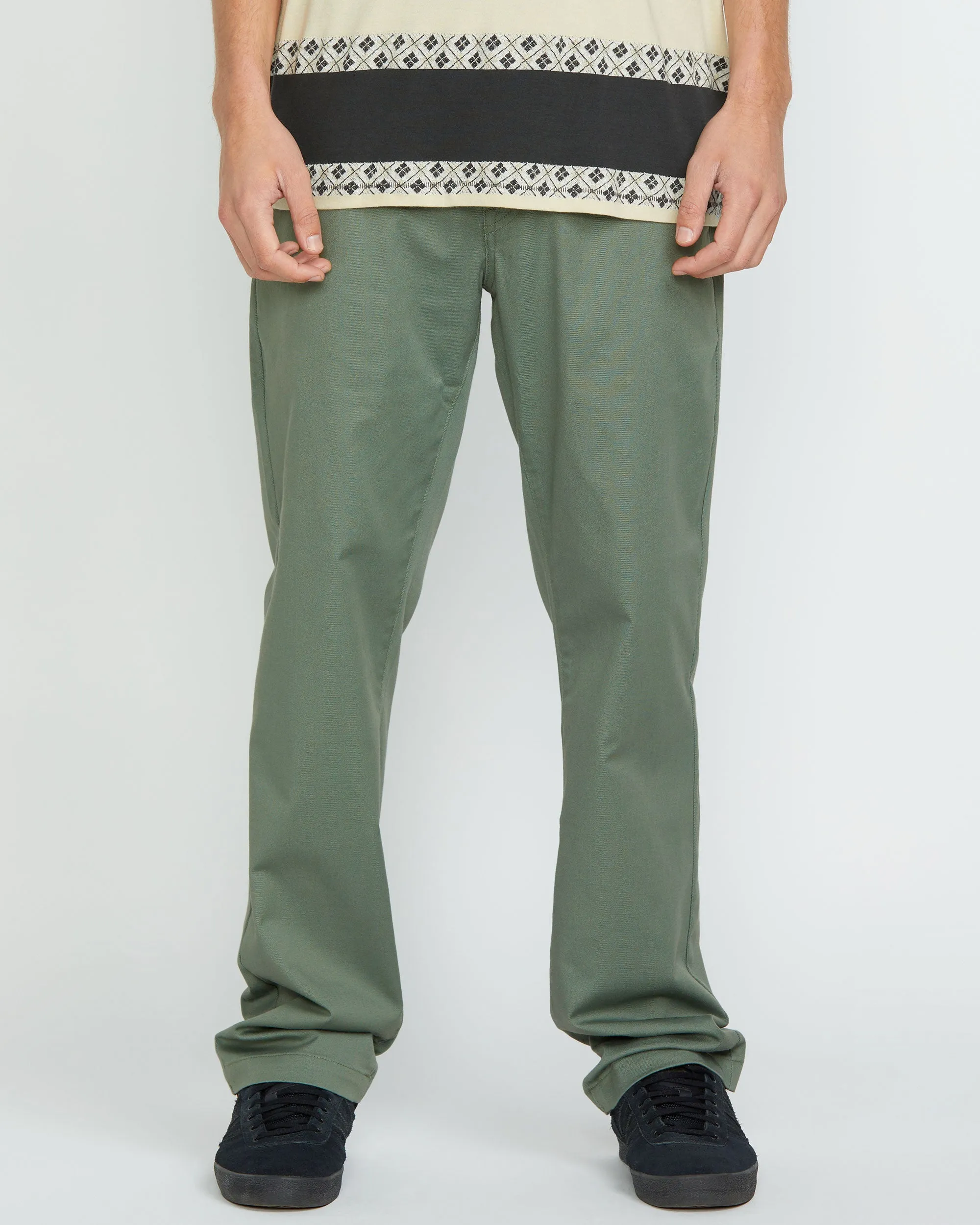 Frickin Modern Stretch Pants - Light Olive sold by Volcom product image thumbnail 3