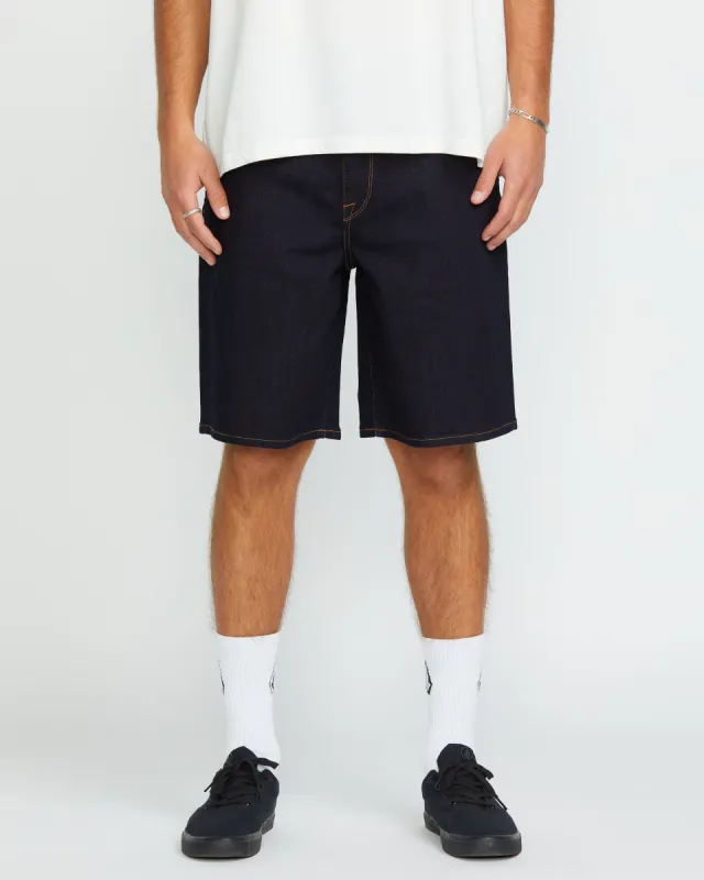 Billow Loose Fit Denim Shorts - Rinse made by Volcom