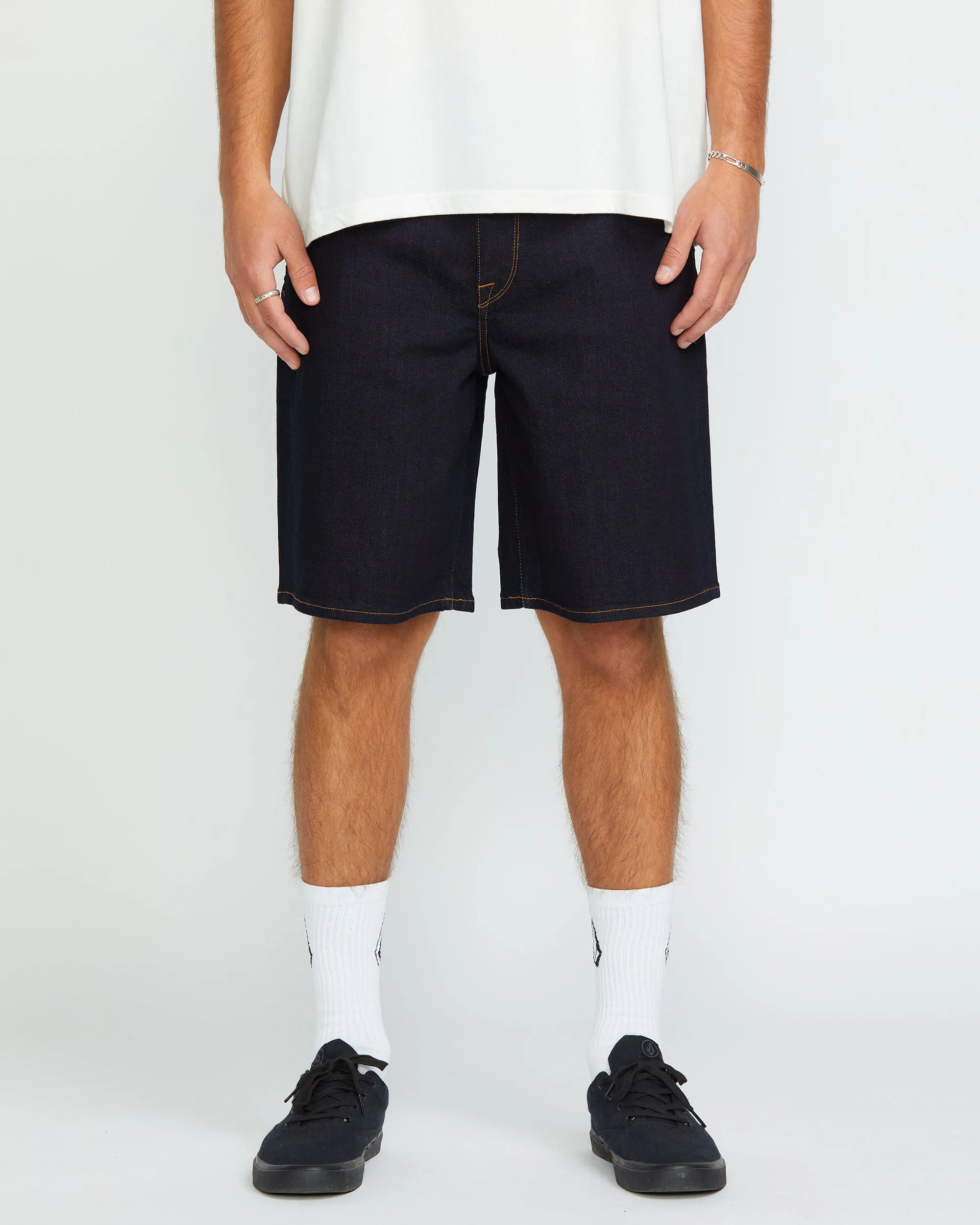 Billow Loose Fit Denim Shorts - Rinse sold by Volcom