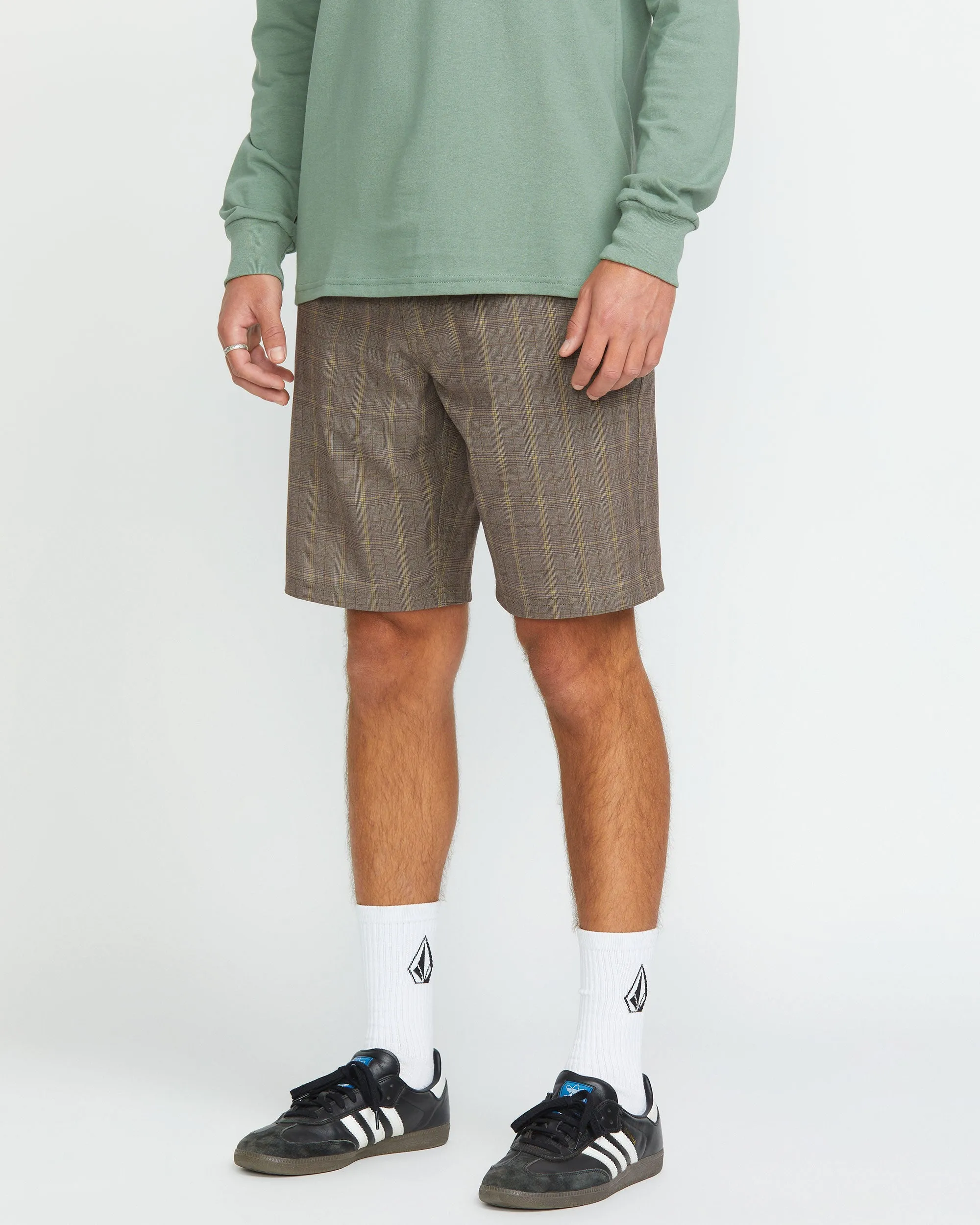 Mix Frickin Cross Shred Shorts - Dark Khaki sold by Volcom product image thumbnail 3