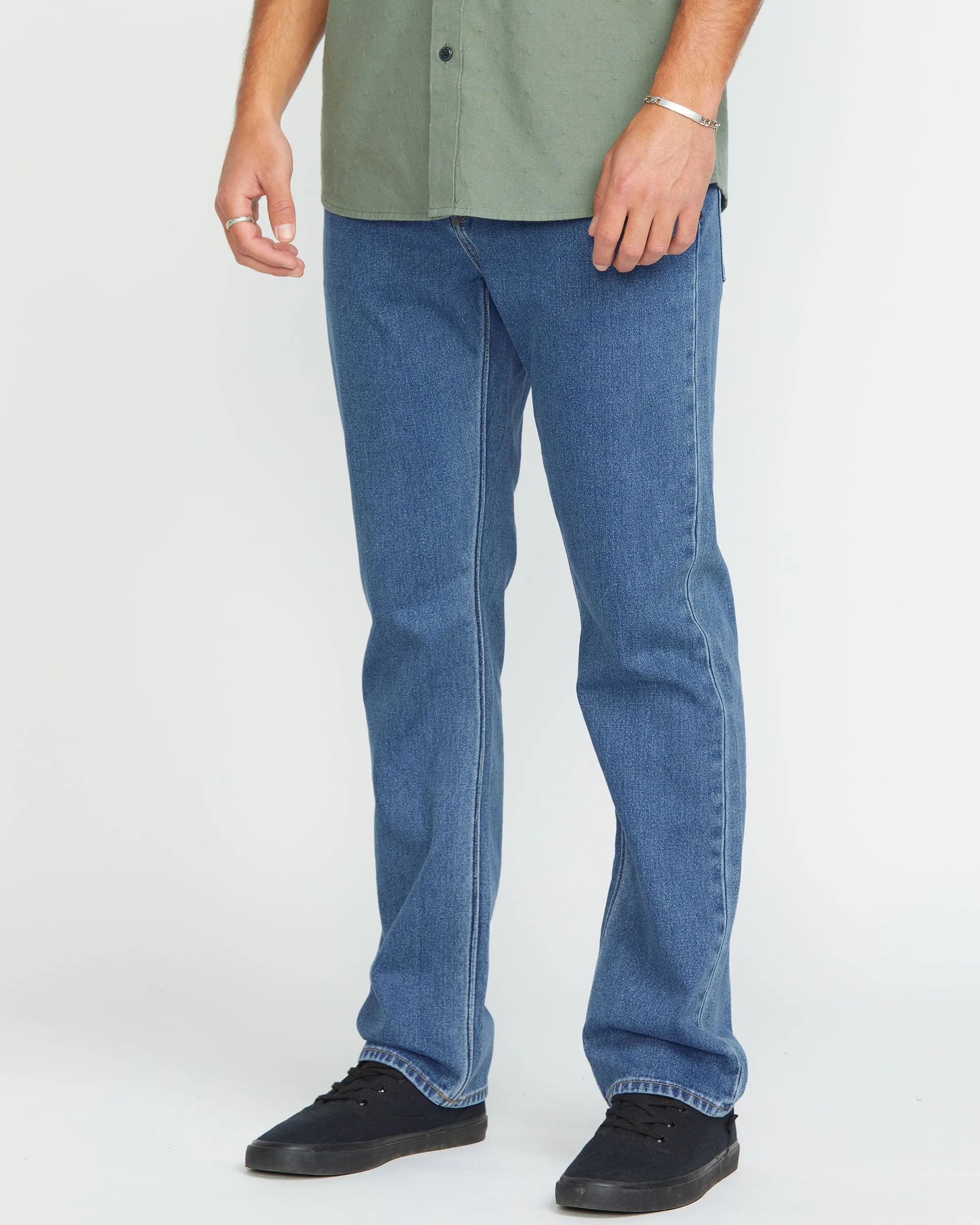 Solver Modern Fit Jeans - Standard Issue Blue sold by Volcom product image thumbnail 3