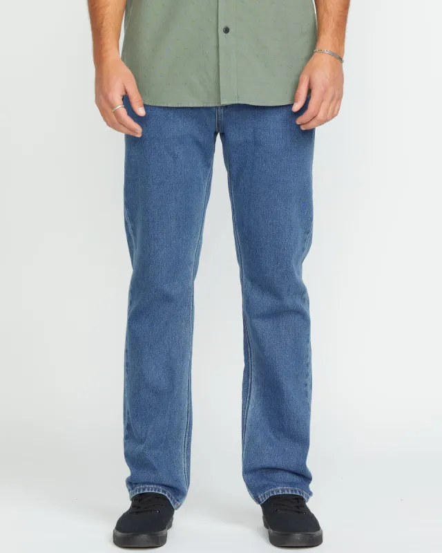 Solver Modern Fit Jeans - Standard Issue Blue sold by Volcom