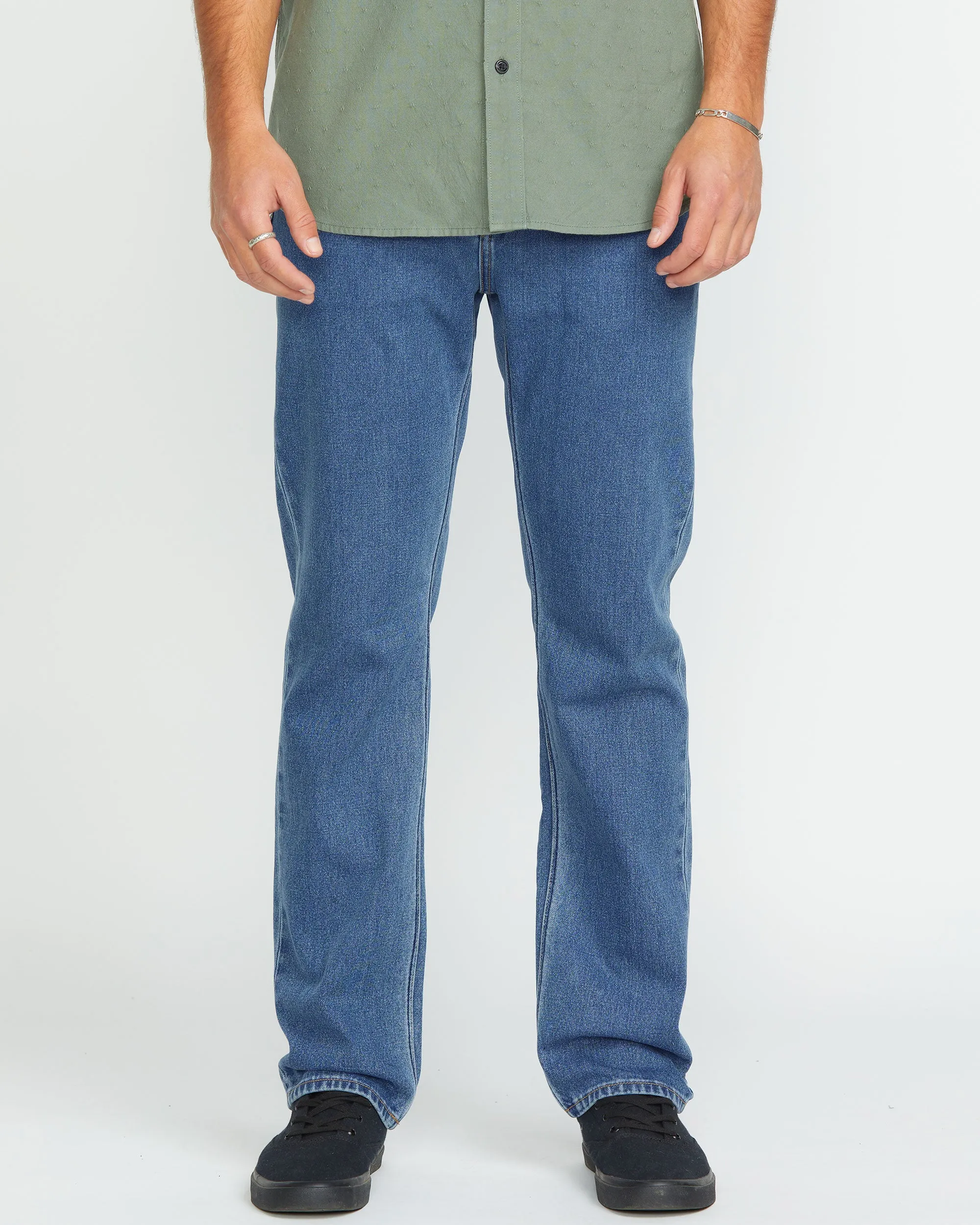 Solver Modern Fit Jeans - Standard Issue Blue sold by Volcom