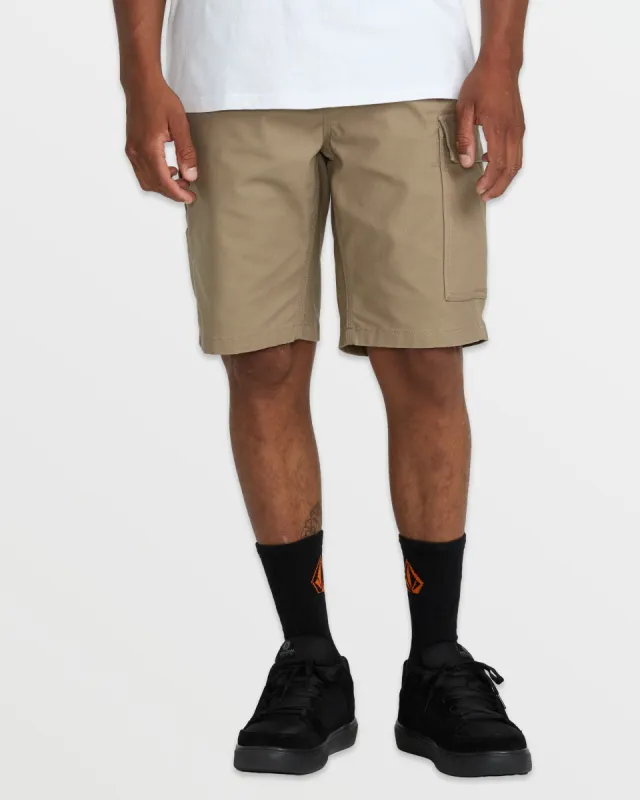 Volcom Workwear Caliper II Relaxed Work Short - Brindle sold by Volcom