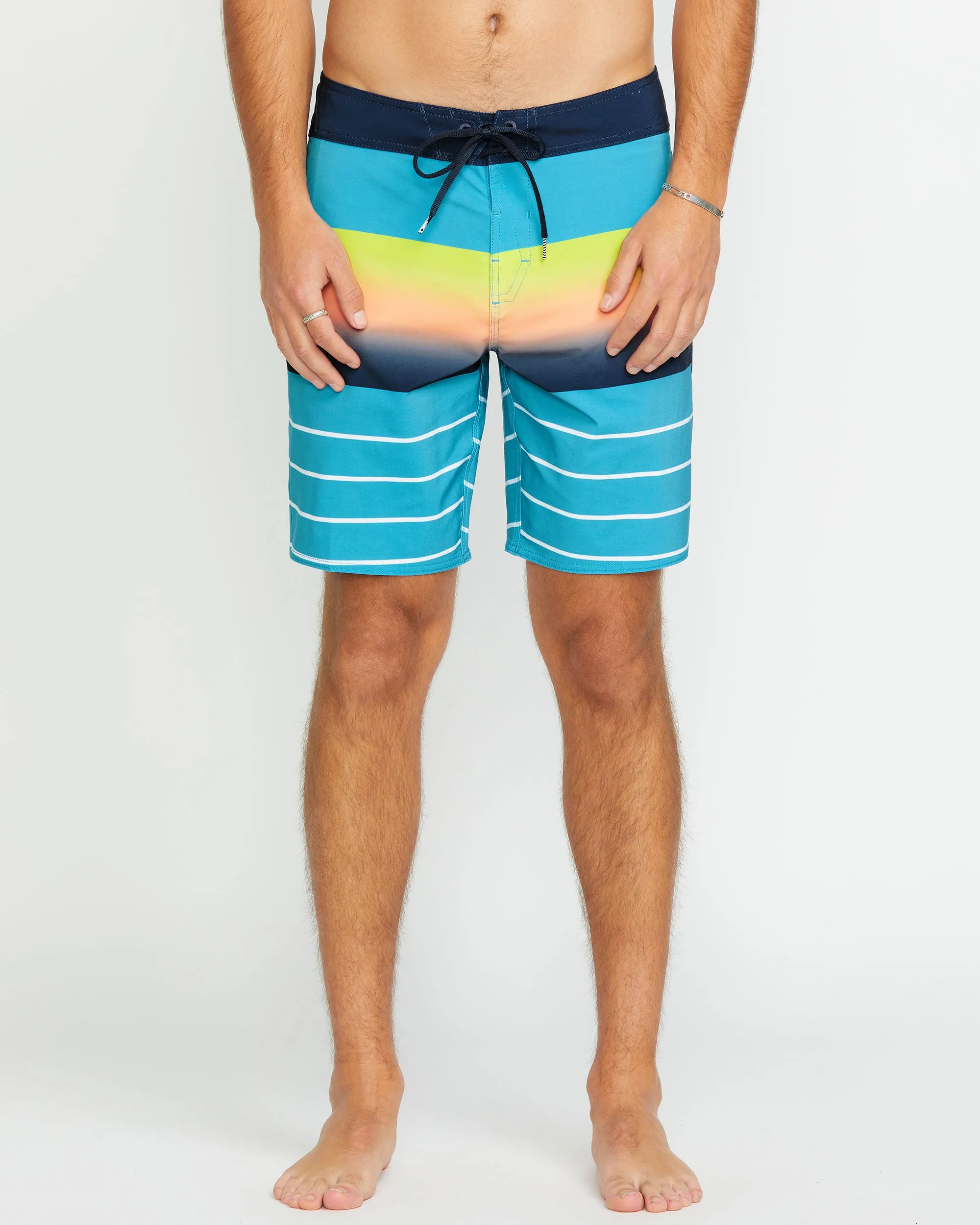 Quarta Fade Mod-Tech Trunks - Bay Blue sold by Volcom