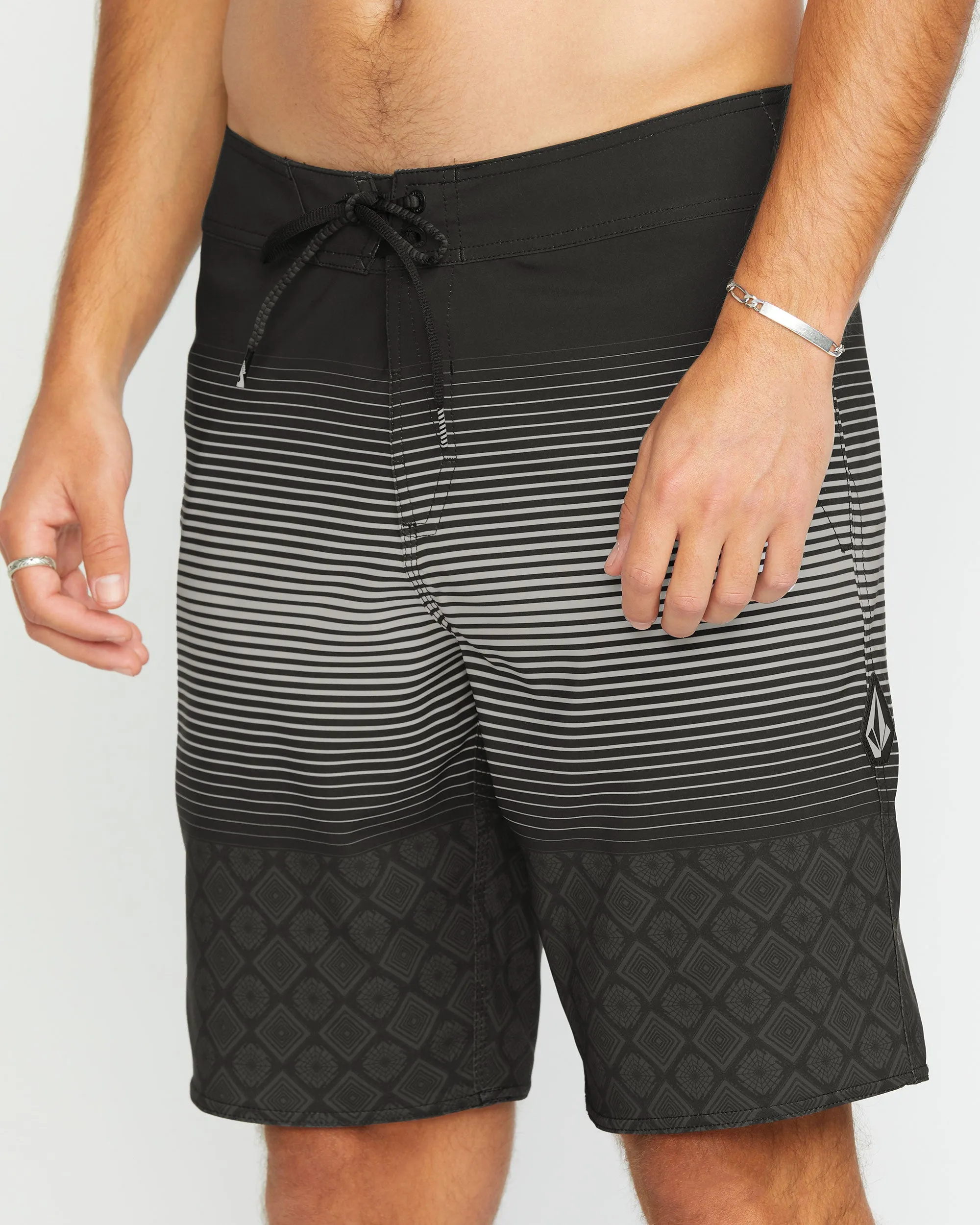 Lido Stripe Mod-Tech Trunks - Black sold by Volcom product image thumbnail 4
