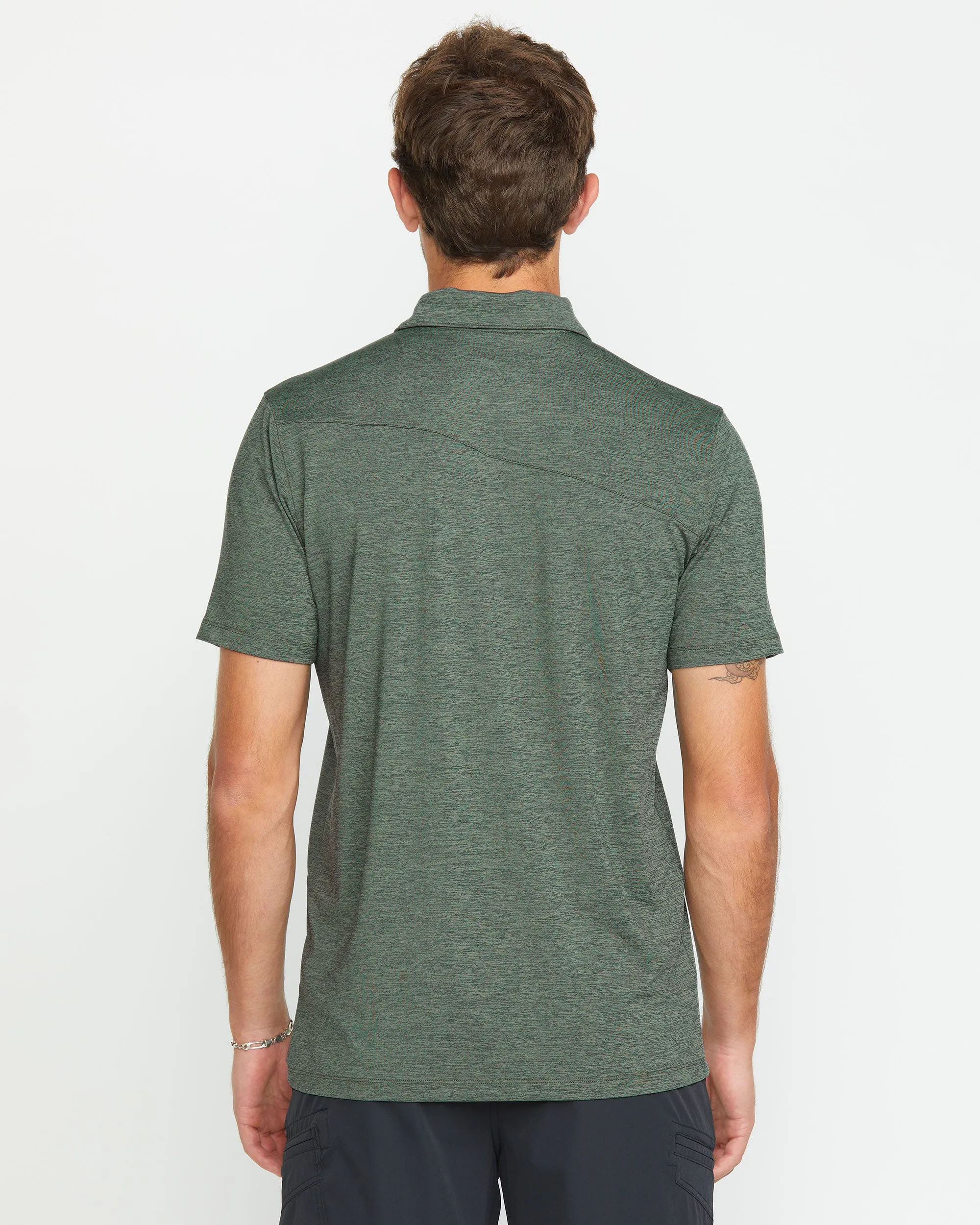 Hazard Pro Polo Short Sleeve - Light Olive sold by Volcom product image thumbnail 2