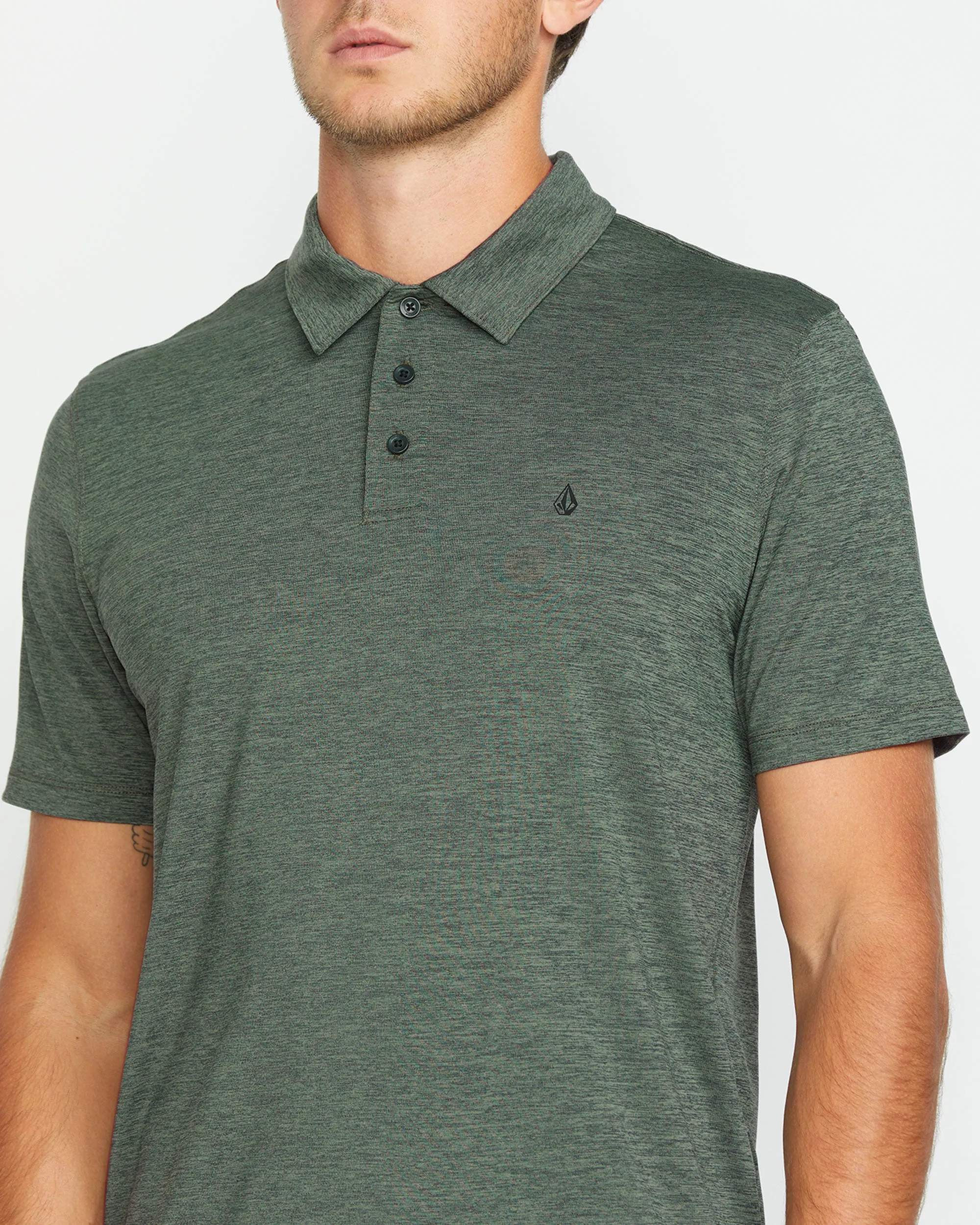 Hazard Pro Polo Short Sleeve - Light Olive sold by Volcom product image thumbnail 4