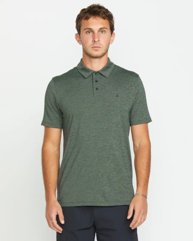 Hazard Pro Polo Short Sleeve - Light Olive sold by Volcom