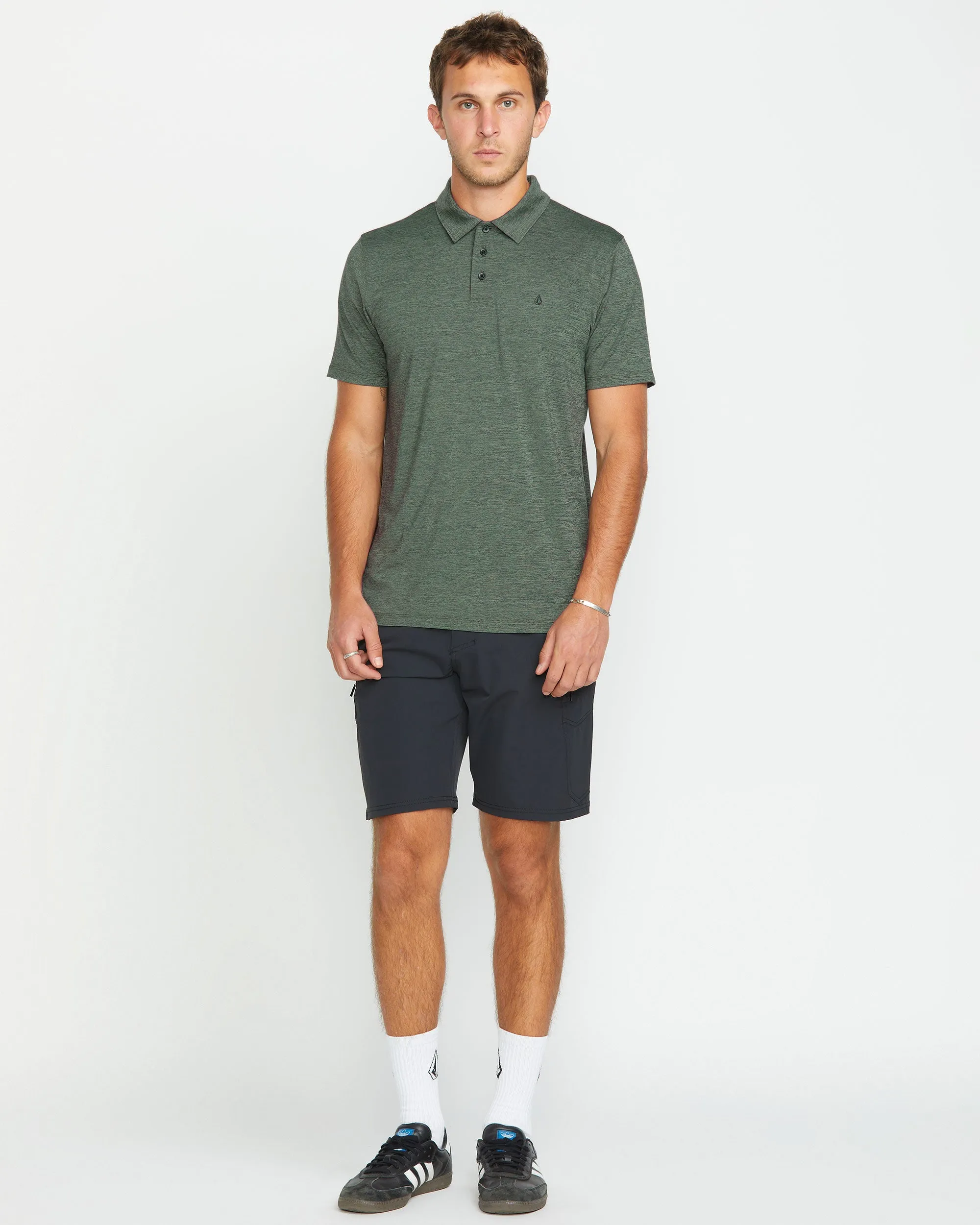 Hazard Pro Polo Short Sleeve - Light Olive sold by Volcom product image thumbnail 5