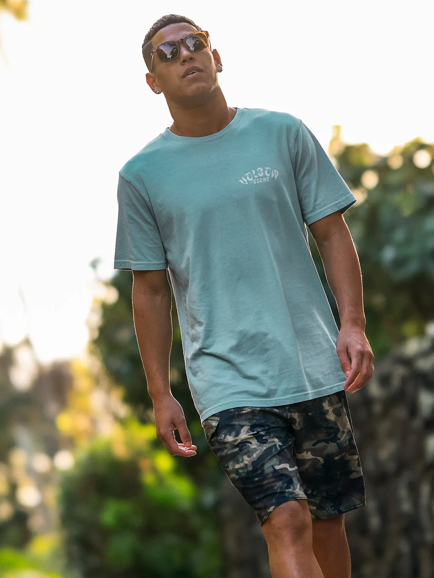 Venice Short Sleeve Tee - Cali Blue Heather sold by Volcom