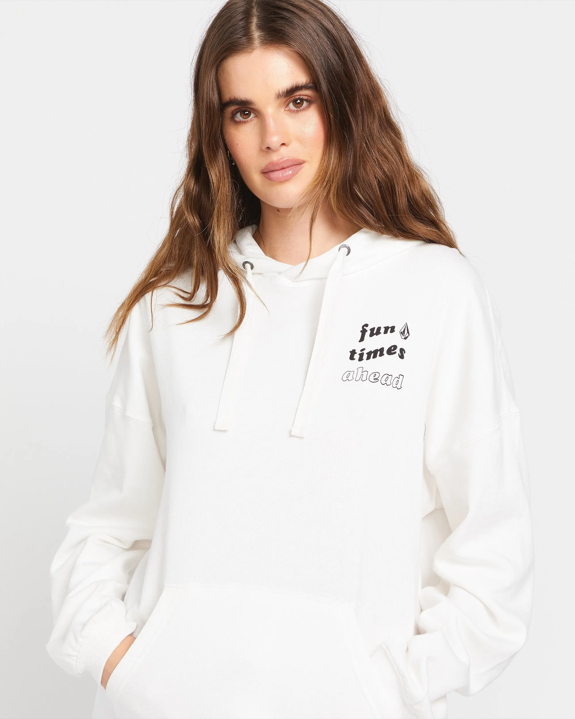 Gold In Hour Hoodie - Star White sold by Volcom product image thumbnail 3