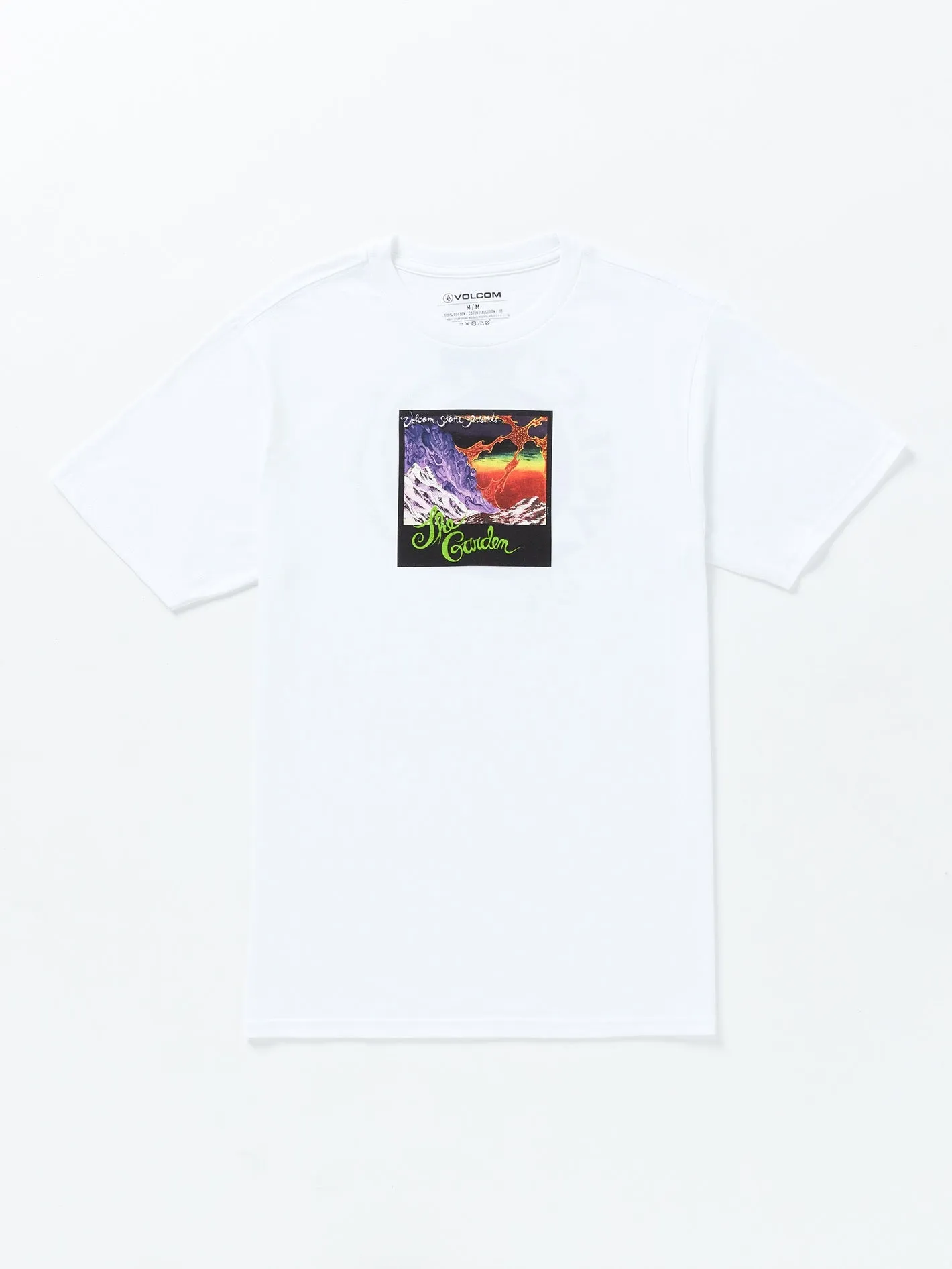 Volcom Entertainment The Garden Short Sleeve Tee - White sold by Volcom product image thumbnail 3