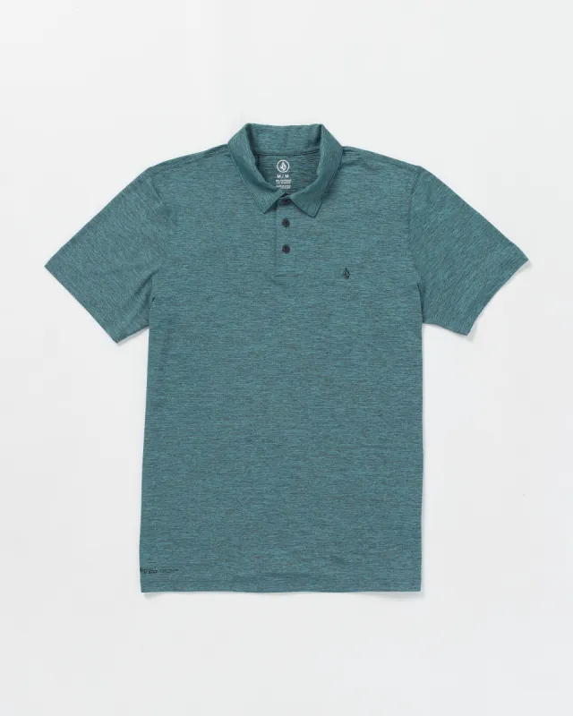 Hazard Pro Polo Short Sleeve Shirt - Sea Blue sold by Volcom