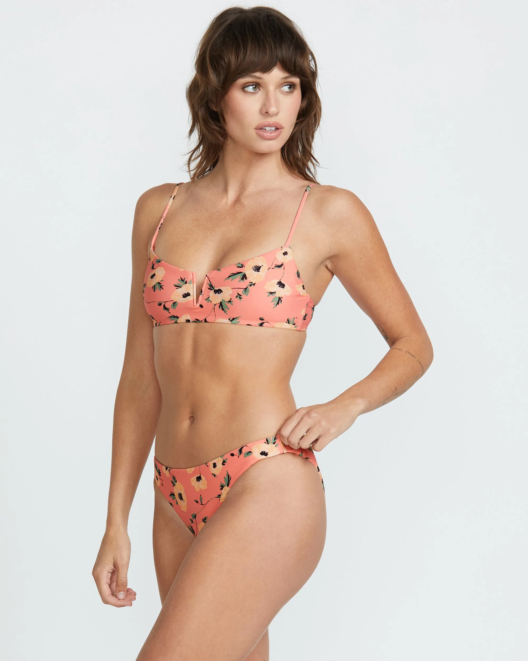 Call Me Big Poppy V Underwire Bikini Top - Sunset sold by Volcom product image thumbnail 5