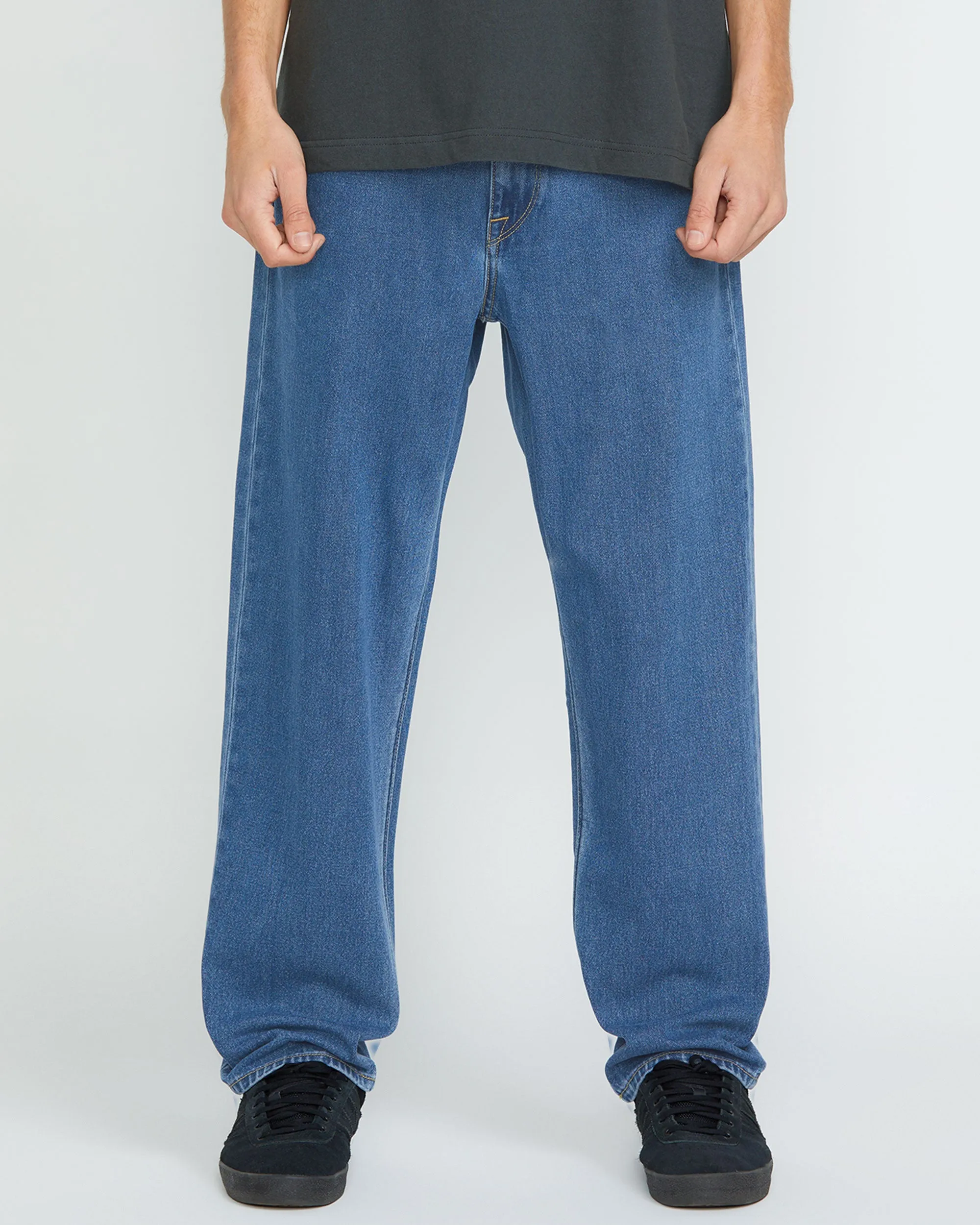 Modown Relaxed Fit Tapered Jeans - Standard Issue Blue sold by Volcom