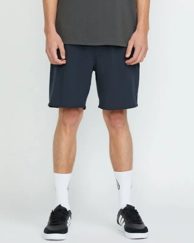 Nomoly Elastic Waist Shorts - Navy sold by Volcom