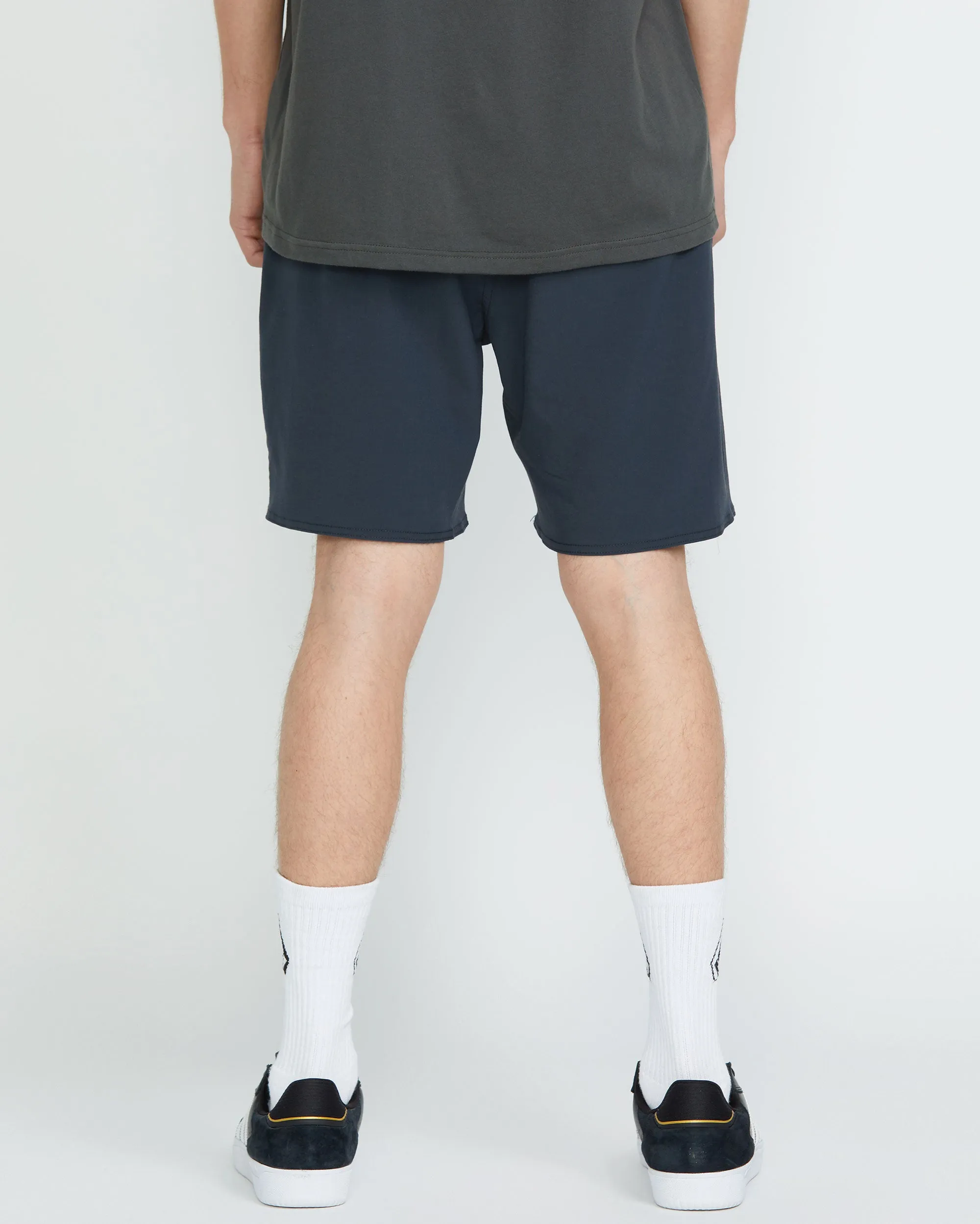 Nomoly Elastic Waist Shorts - Navy sold by Volcom product image thumbnail 3