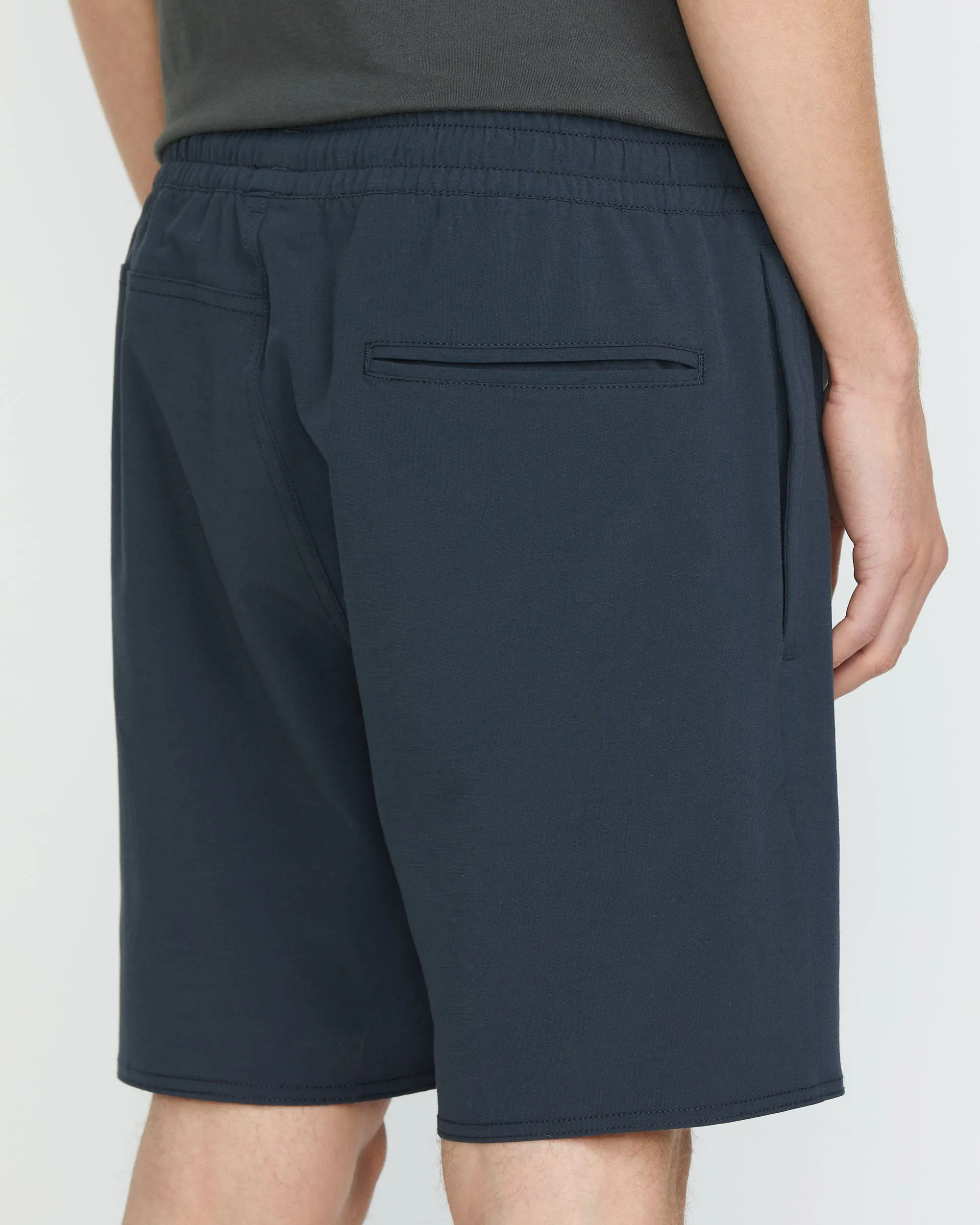 Nomoly Elastic Waist Shorts - Navy sold by Volcom product image thumbnail 5